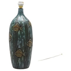 Bonnie Rehnkvist  Ceramic table lamp for Torngrens, Falkenberg Sweden 1960