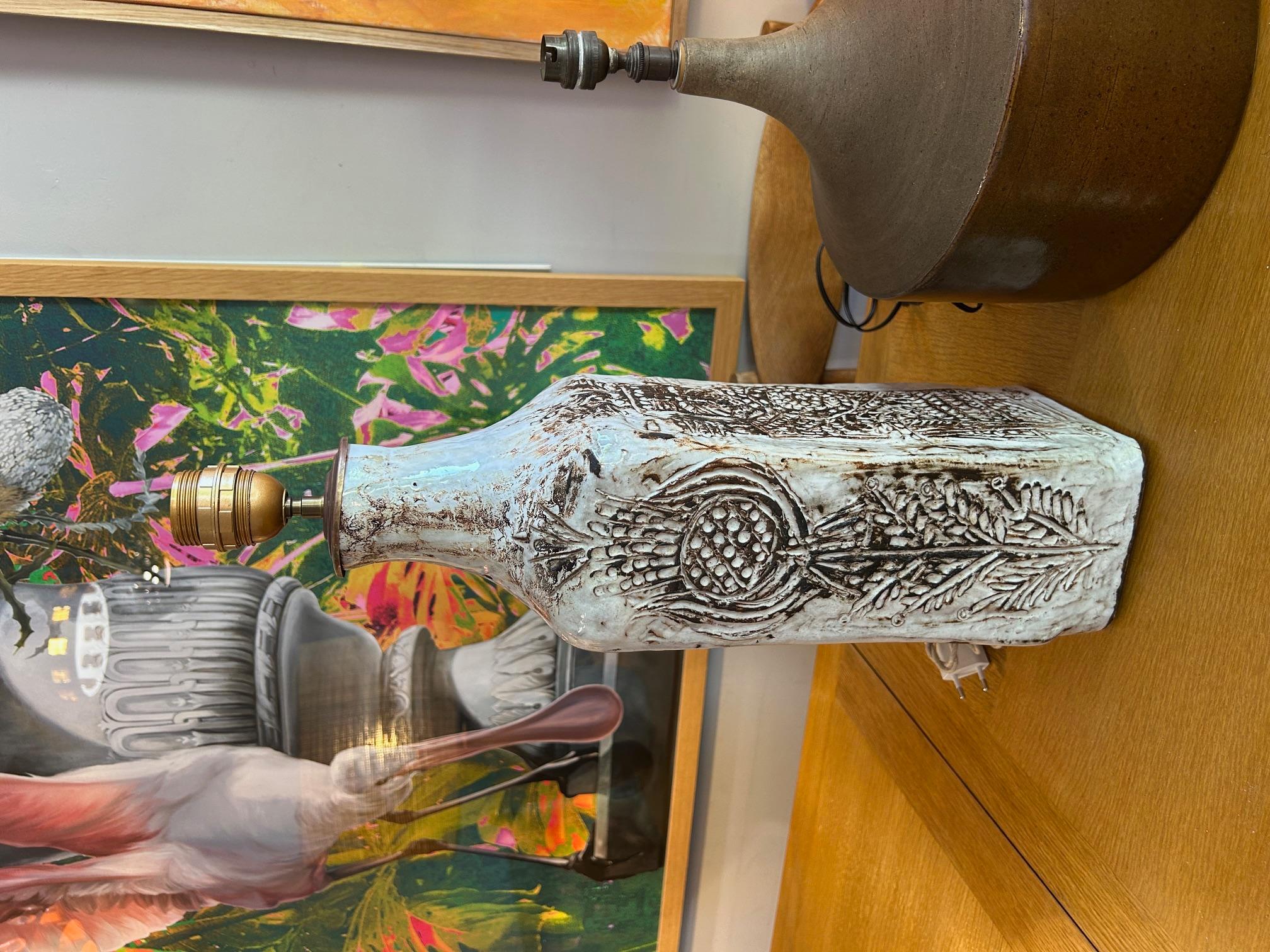 Table Lamp by Boris Kassianoff, France 1970's For Sale 1