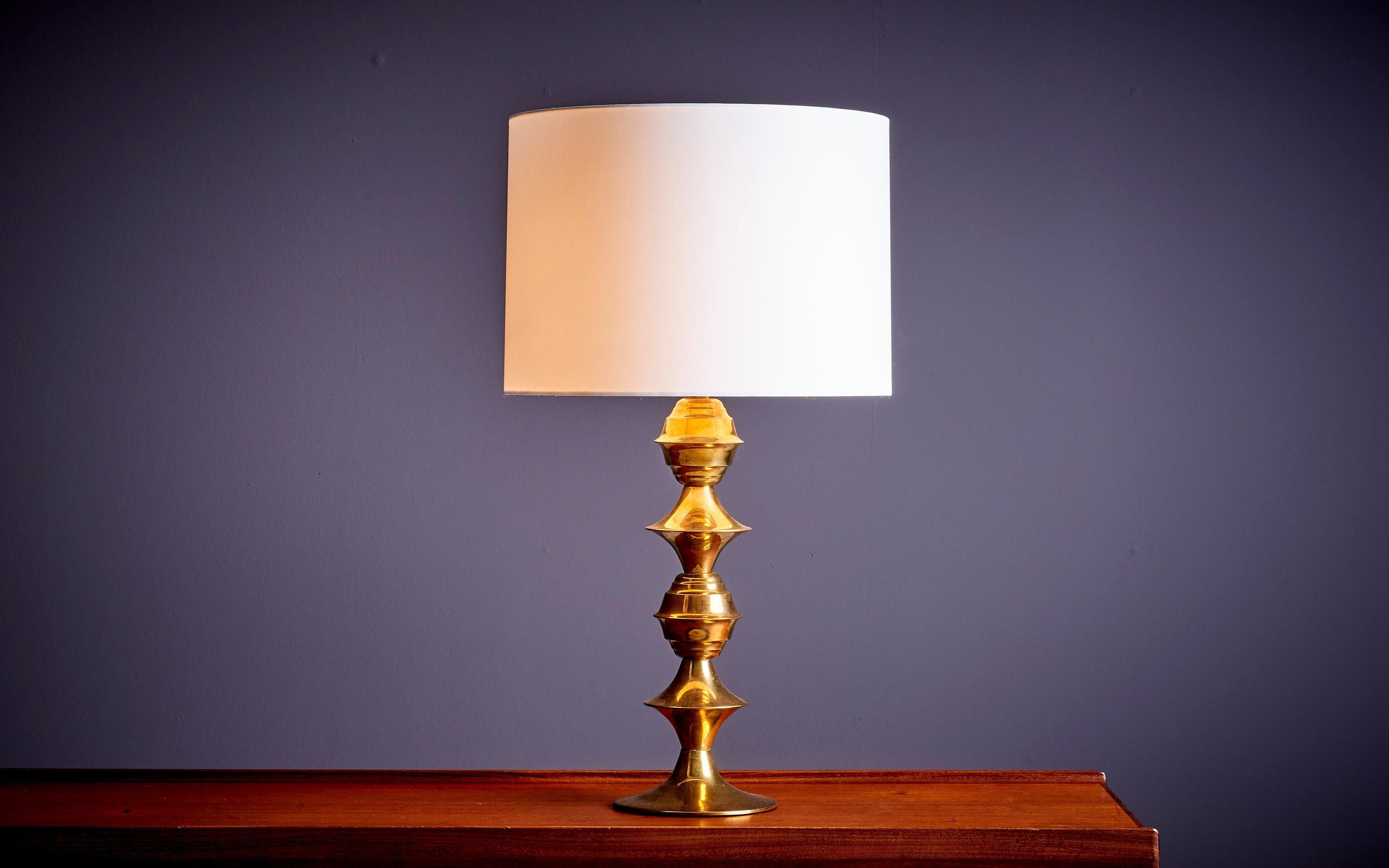 Mid-20th Century Table Lamp by Börje Claes for Norelett, Sweden, 1960s For Sale