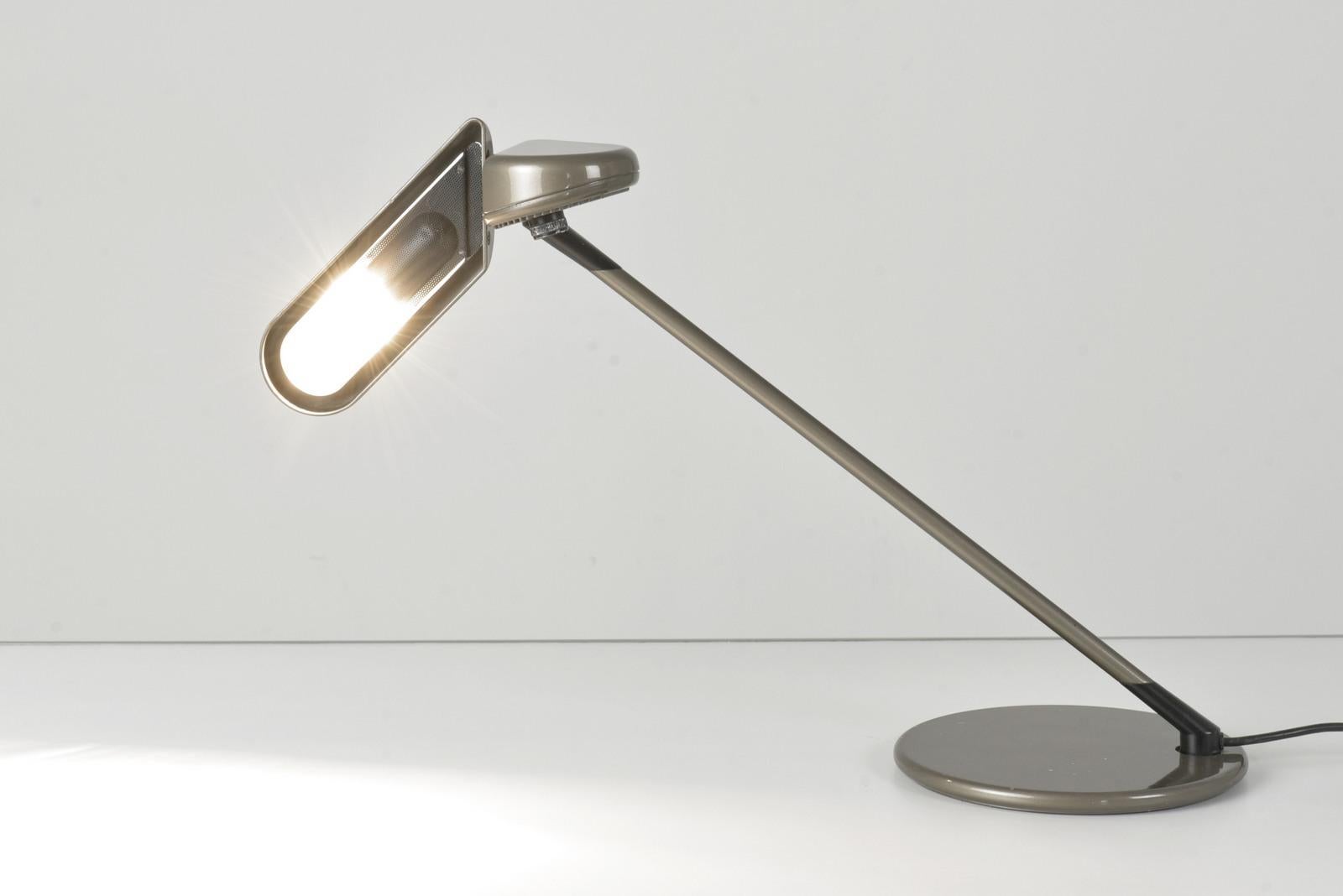 Metal Table Lamp by Bruno Geccelin for Arteluce, Italy - 1979 For Sale