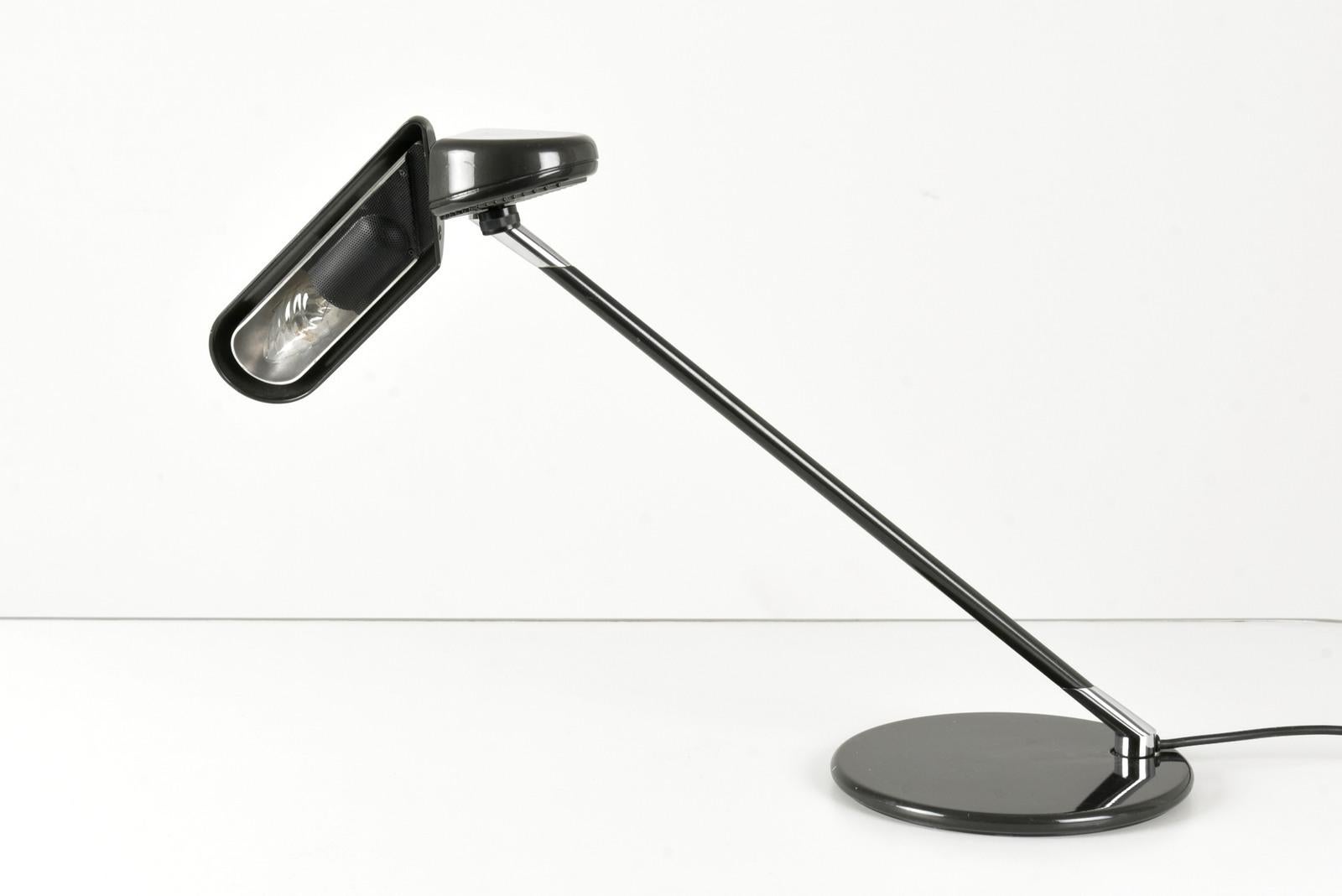 Metal Table Lamp by Bruno Gecchelin for Arteluce, Italy - 1979 For Sale