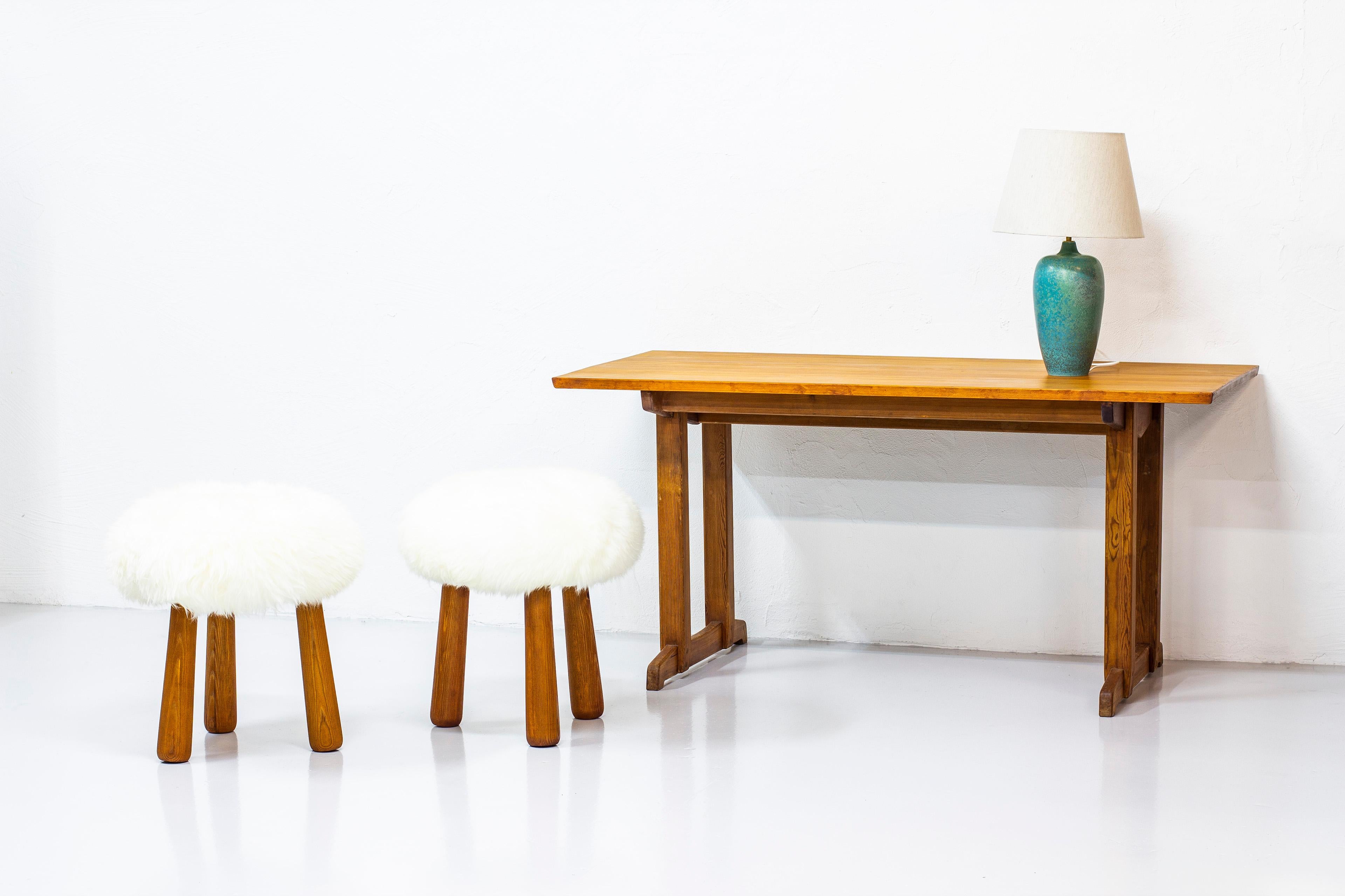 Table Lamp by Carl-Harry Stålhane for Rörstrand, Sweden, 1950s 3