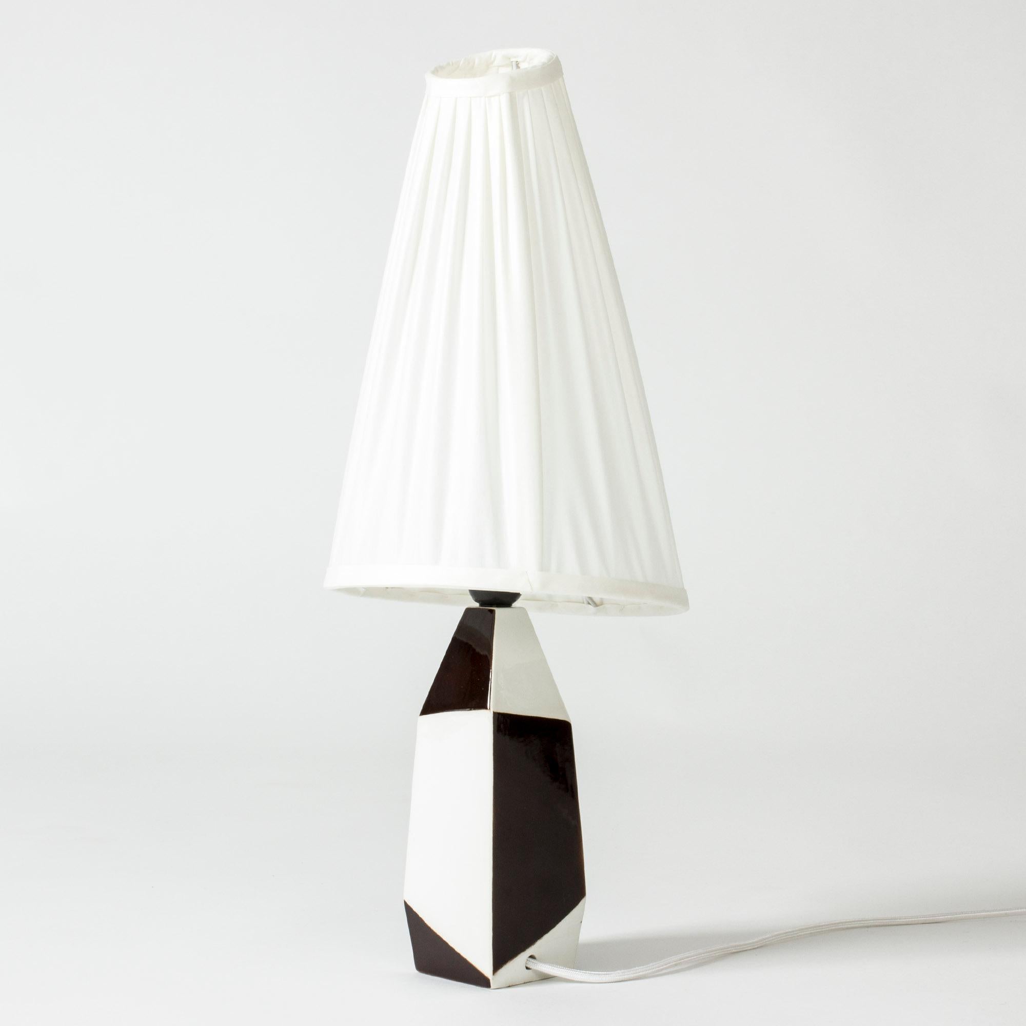 Scandinavian Modern Table Lamp by Carl-Harry Stålhane for Rörstrand, Sweden, 1950s