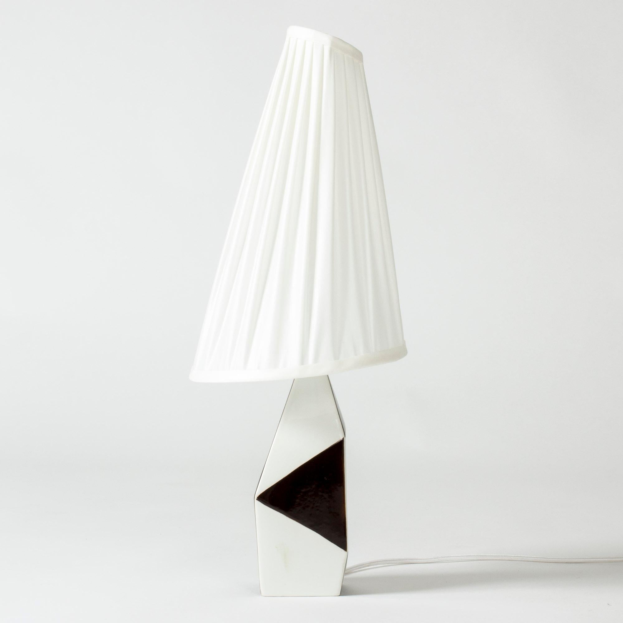 Swedish Table Lamp by Carl-Harry Stålhane for Rörstrand, Sweden, 1950s