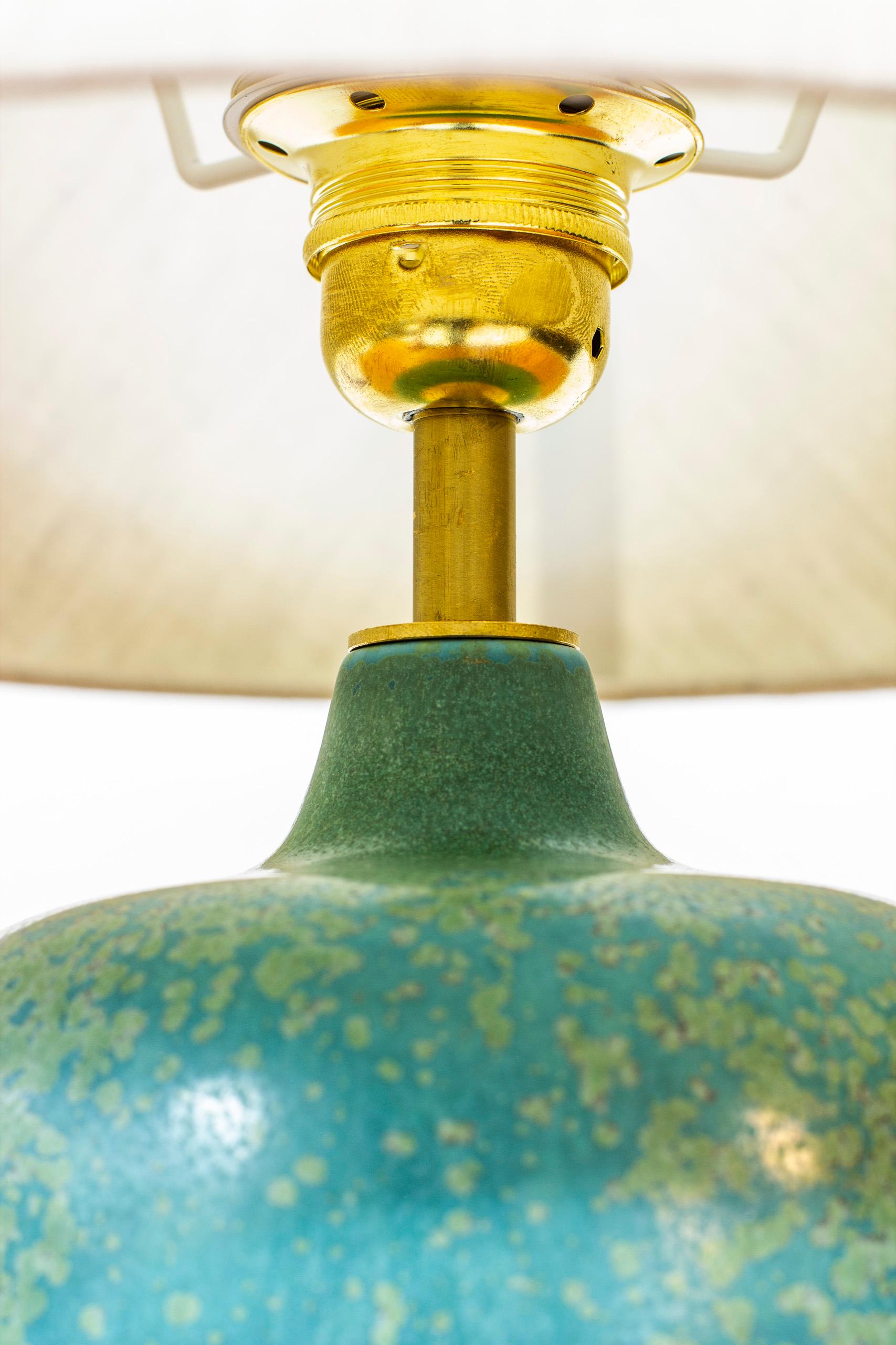 Table Lamp by Carl-Harry Stålhane for Rörstrand, Sweden, 1950s In Good Condition In Hägersten, SE