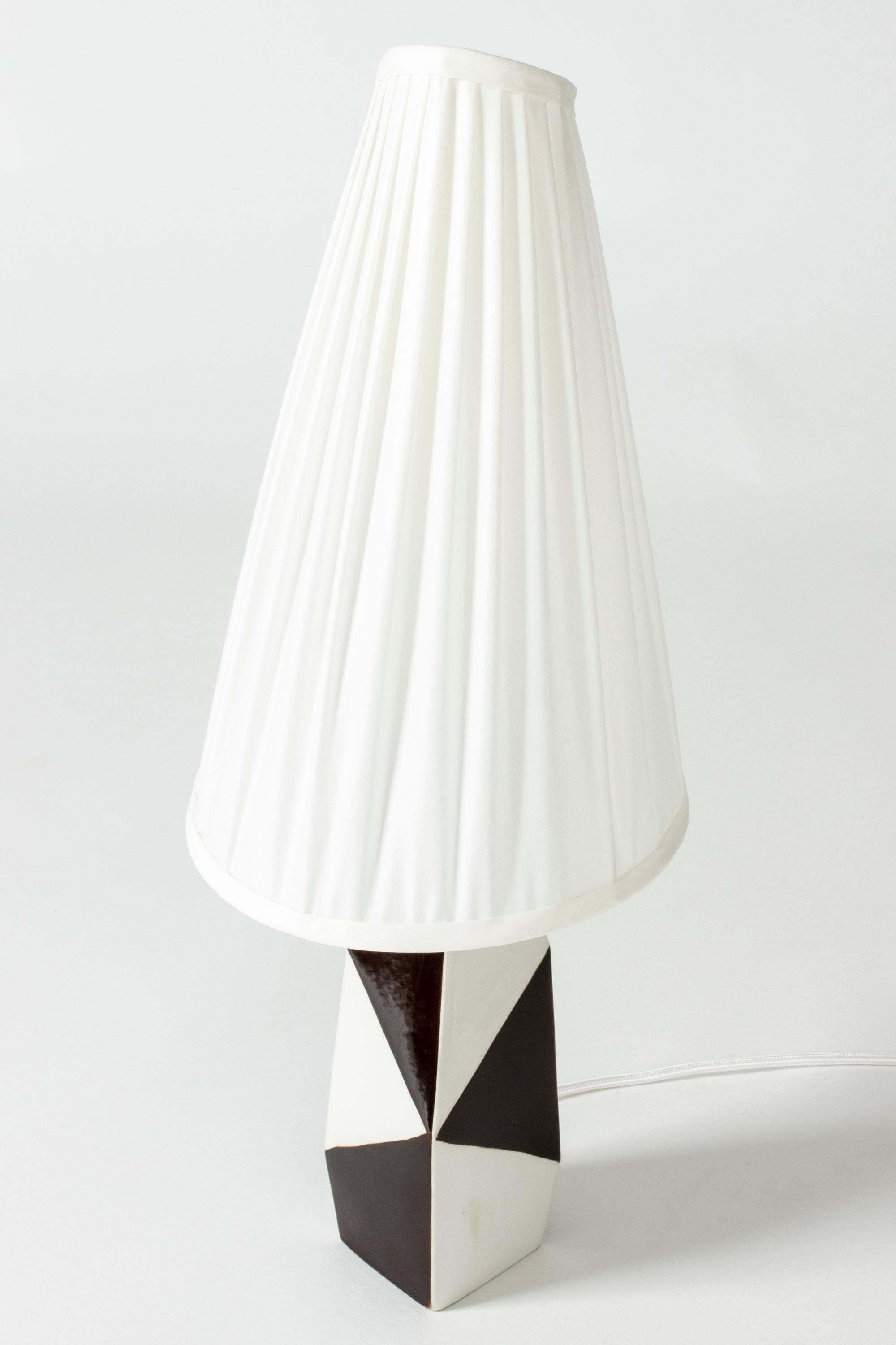 Ceramic Table Lamp by Carl-Harry Stålhane for Rörstrand, Sweden, 1950s