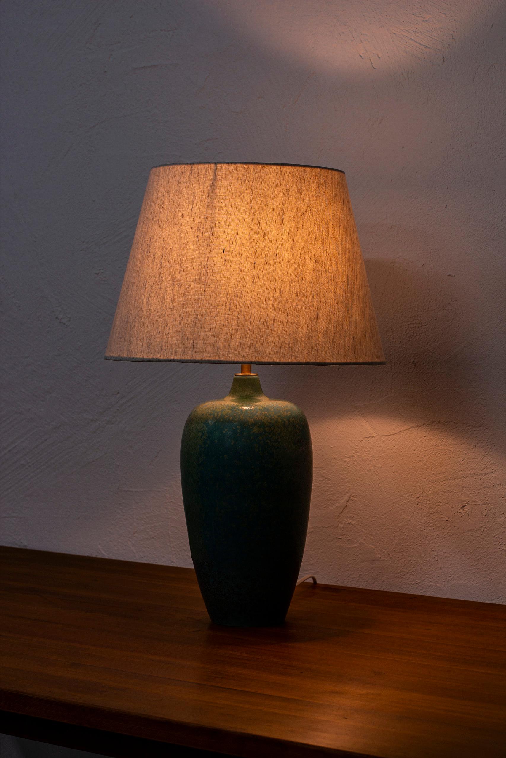 Table Lamp by Carl-Harry Stålhane for Rörstrand, Sweden, 1950s 2