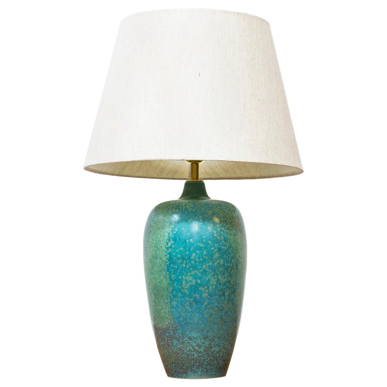 Carl-Harry Stålhane for Rörstrand table lamp, 1950s, offered by Modernisten
