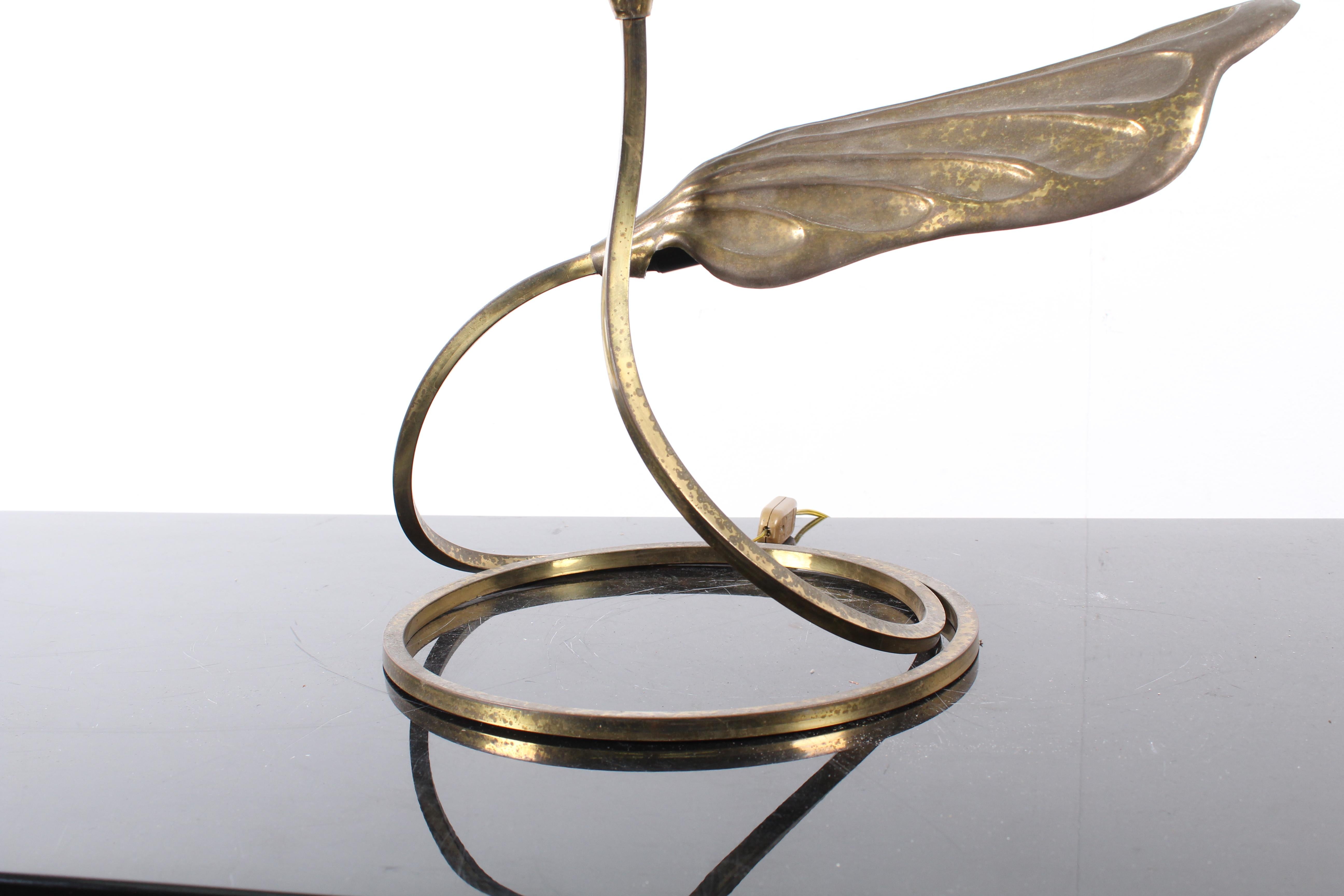 Midcentury brass Table Lamp by Carlo Giorgi & Tommaso Barbi Italy 1960s 4
