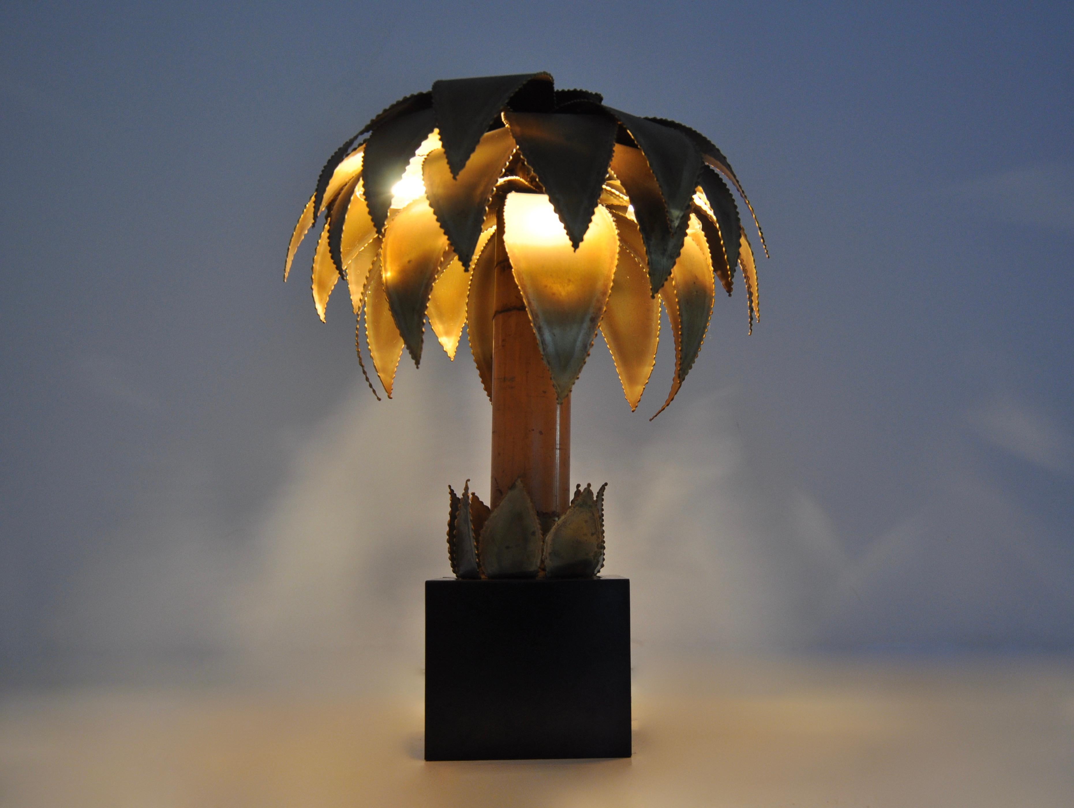 Table Lamp by Christian Techoueyres for Maison Jansen, 1970s In Good Condition For Sale In Lasne, BE