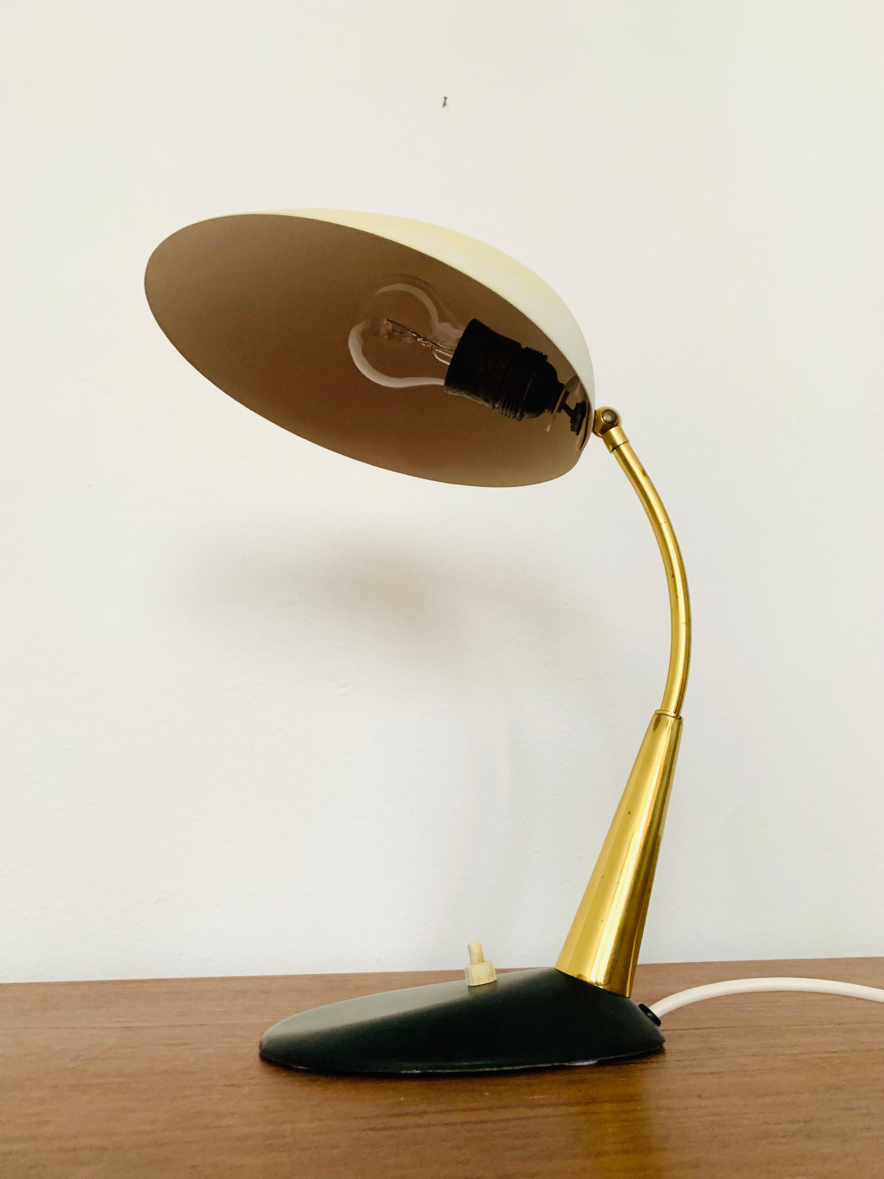 Brass Table Lamp by Cosack For Sale