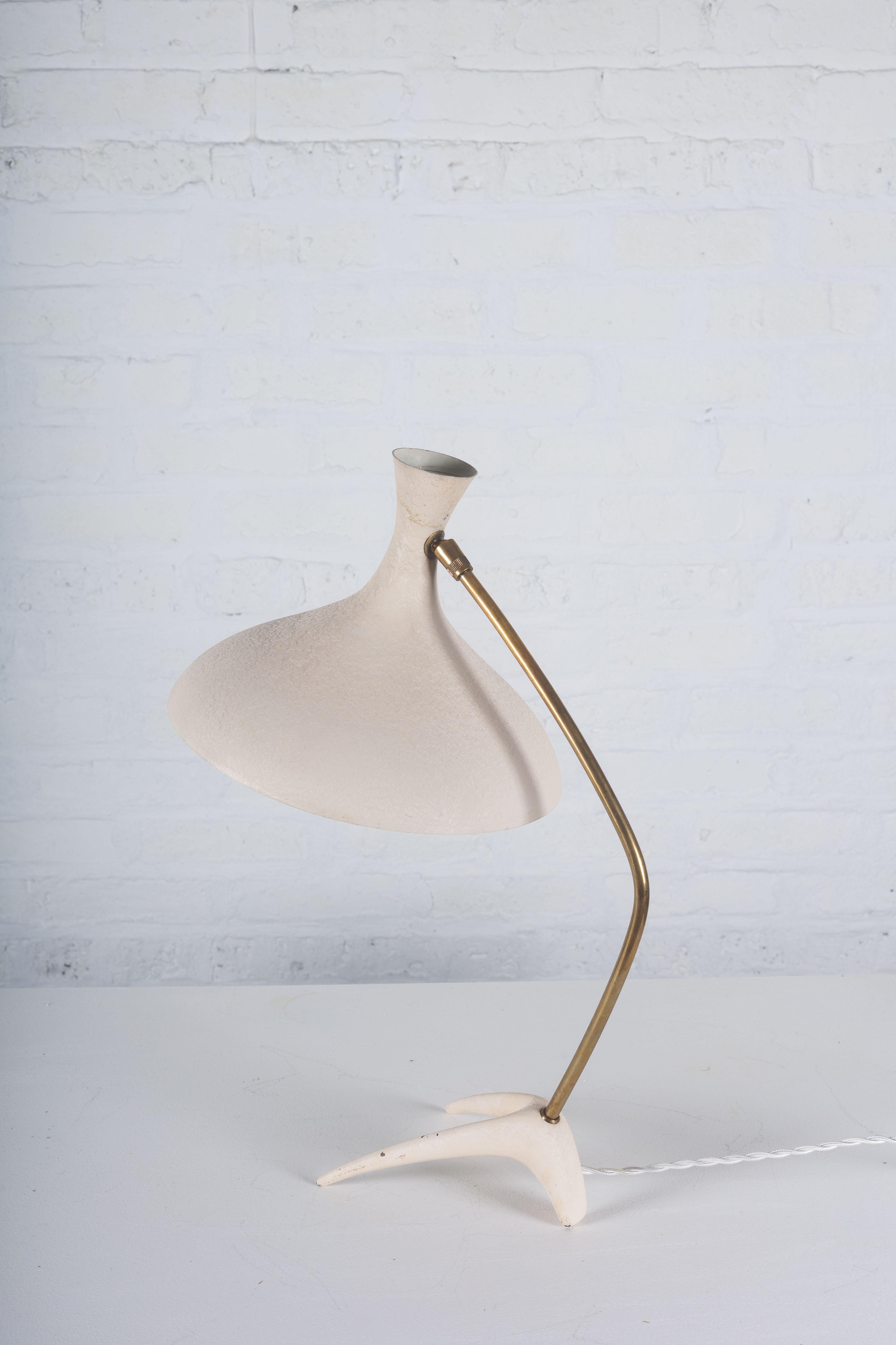 Table Lamp by Cosack Leuchten, White, Germany, 1950s 4
