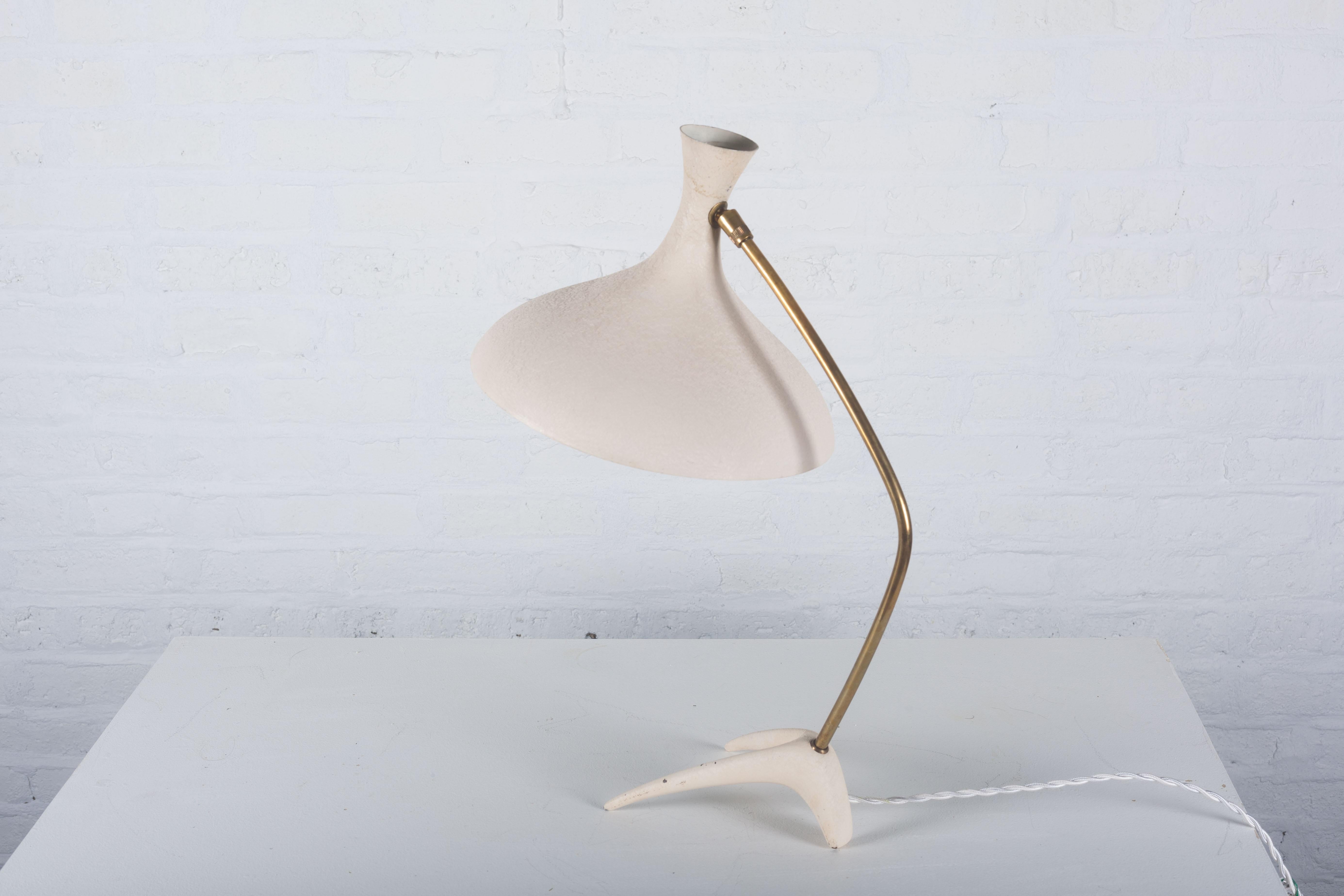 Table Lamp by Cosack Leuchten, White, Germany, 1950s 5
