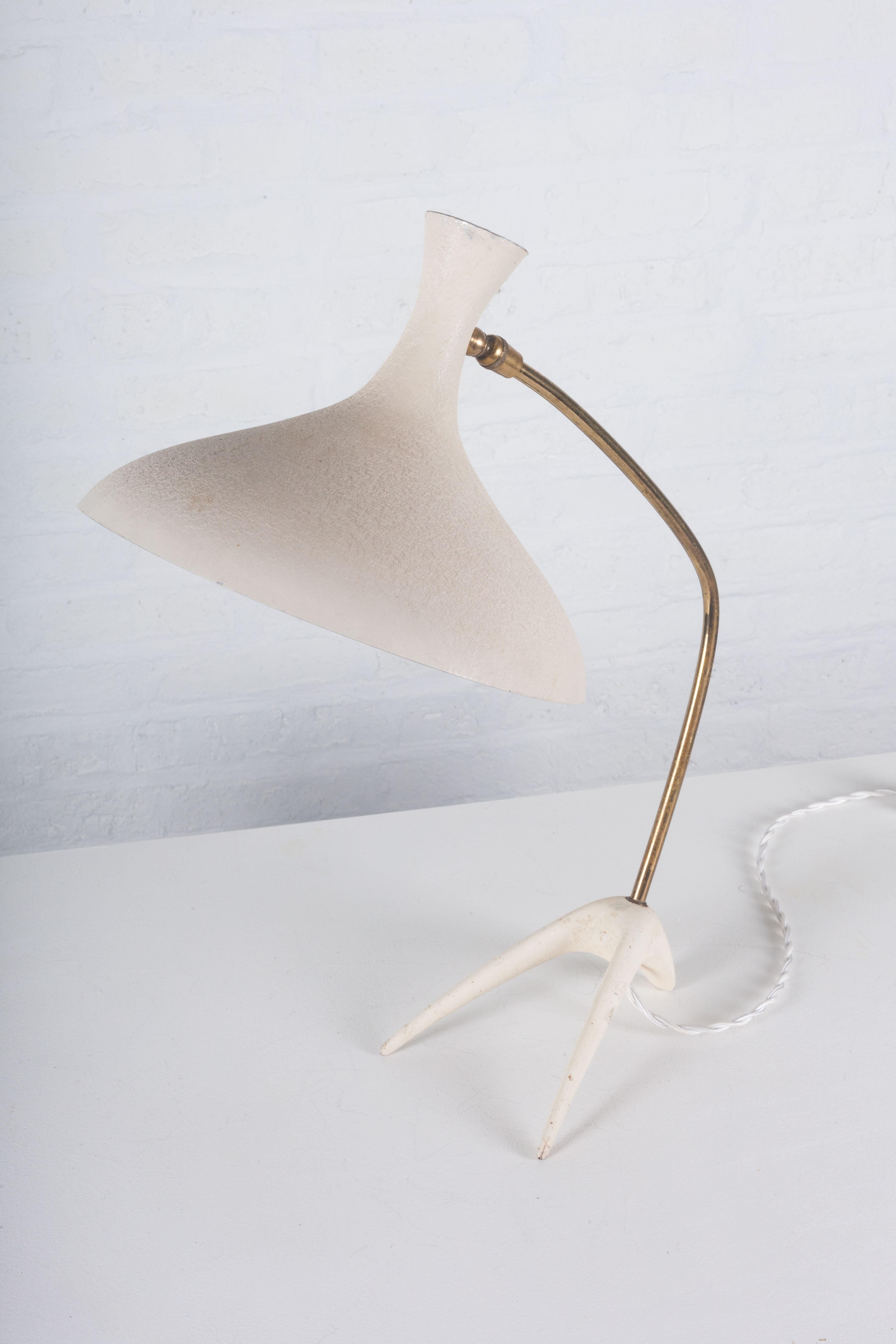Table Lamp by Cosack Leuchten, White, Germany, 1950s For Sale 6