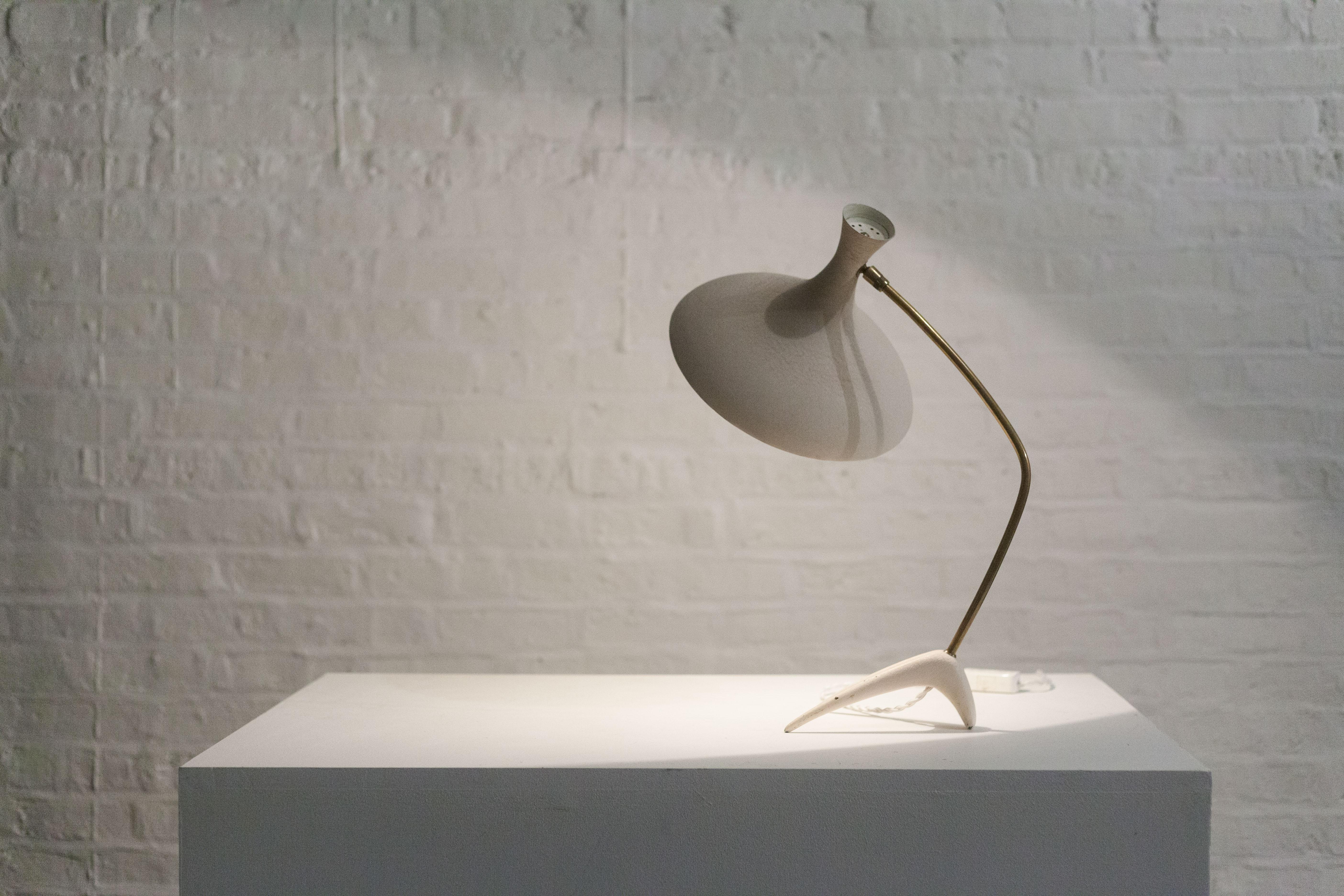 Table Lamp by Cosack Leuchten, White, Germany, 1950s 10