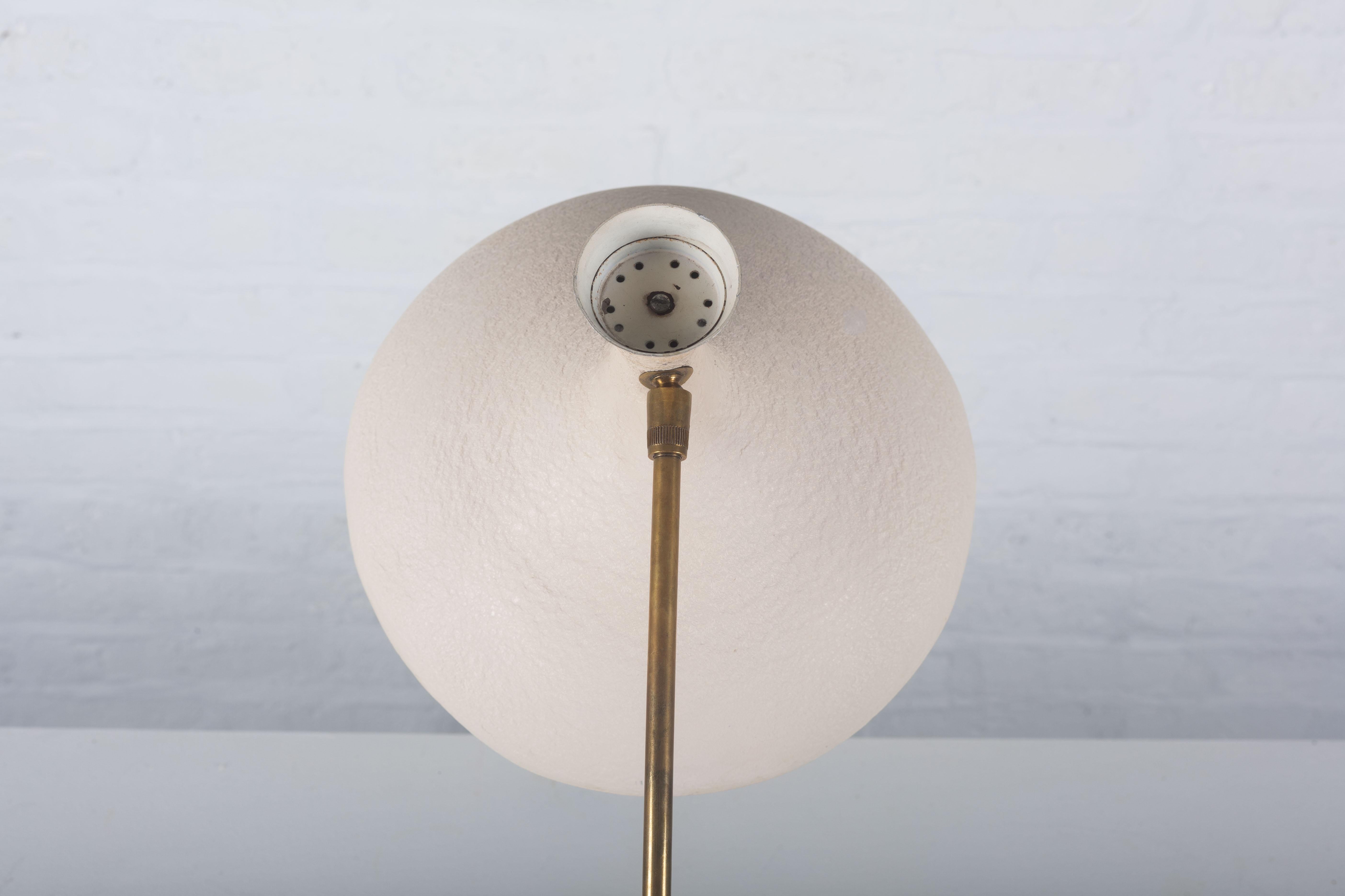 North American Table Lamp by Cosack Leuchten, White, Germany, 1950s