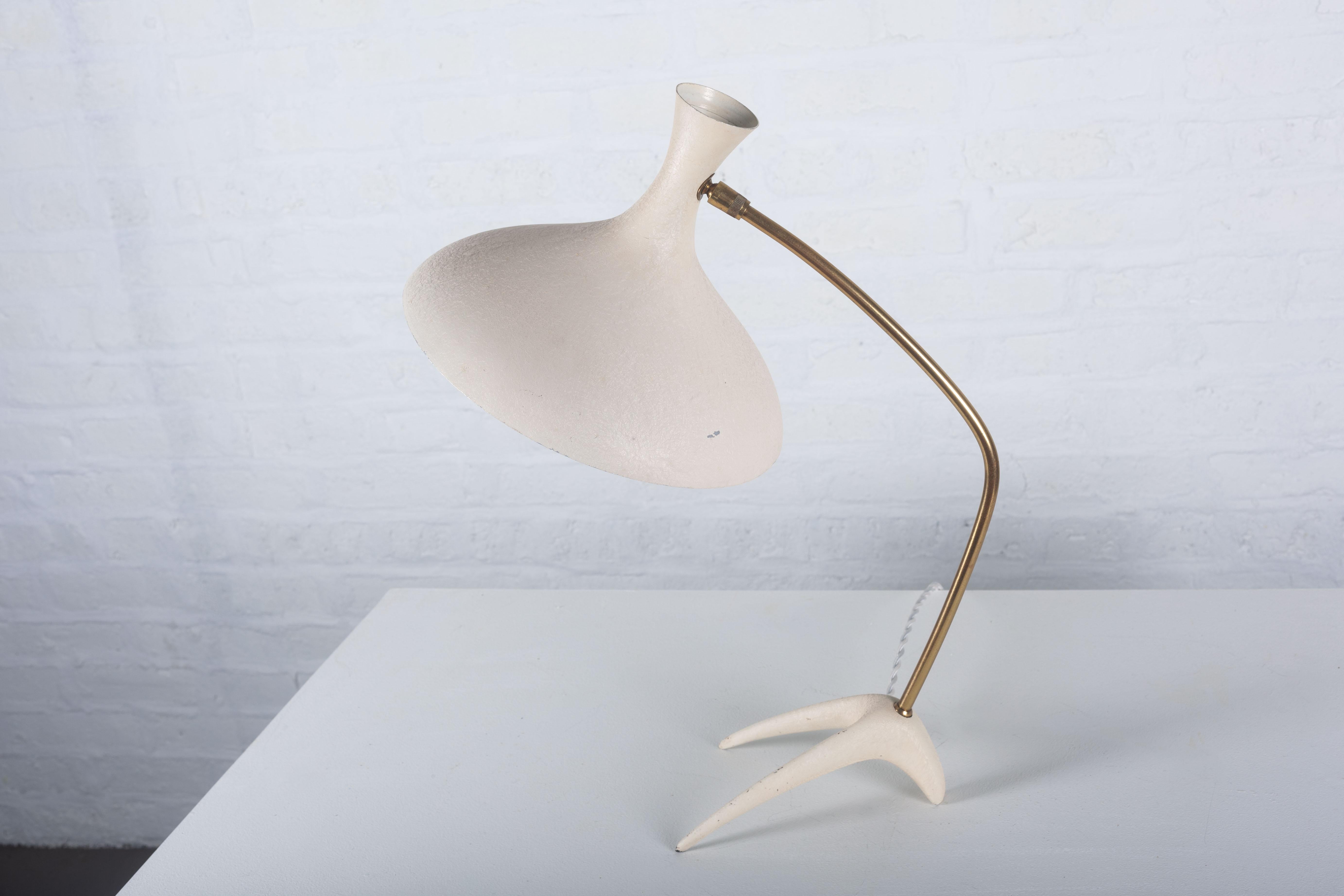 Mid-20th Century Table Lamp by Cosack Leuchten, White, Germany, 1950s