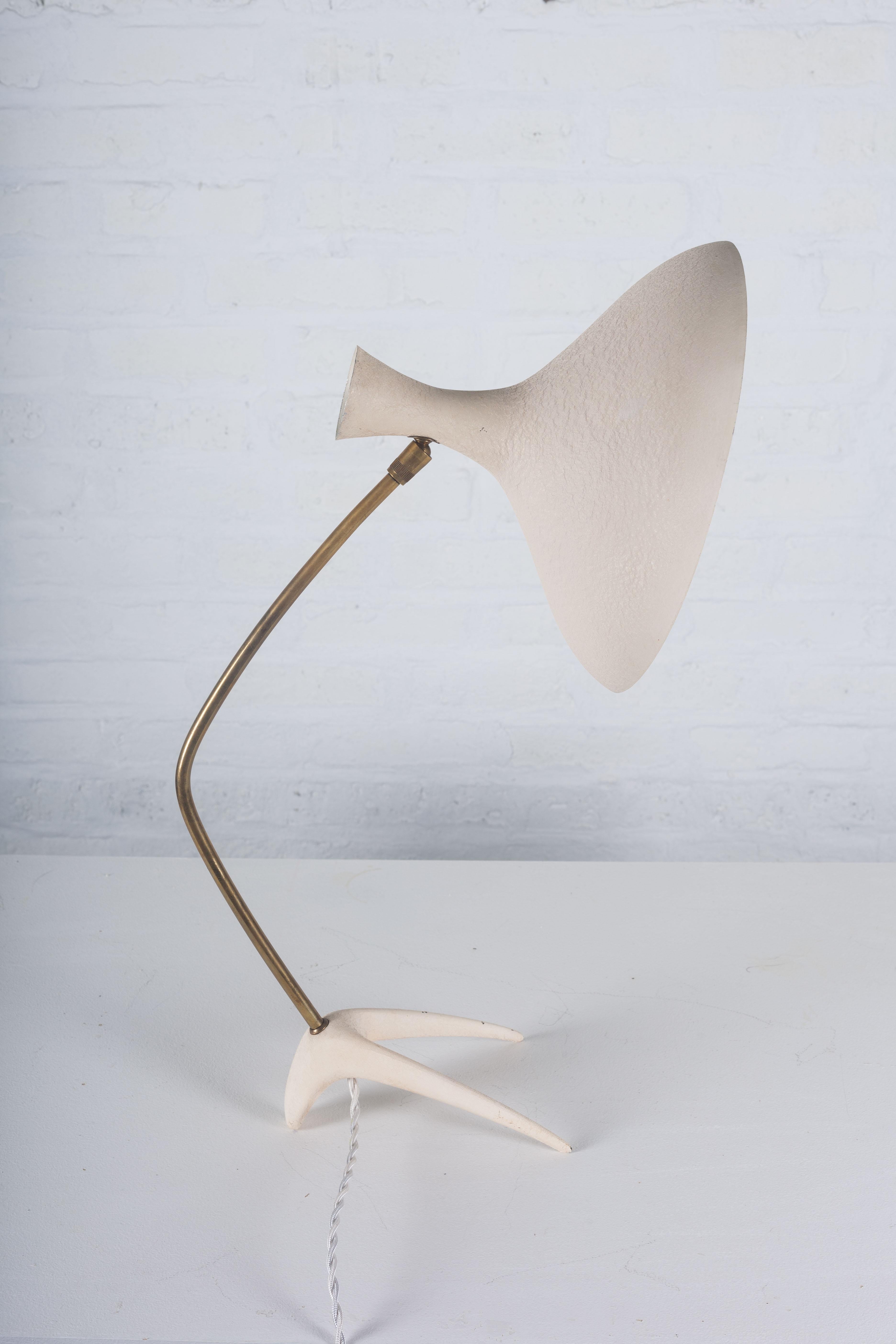 Table Lamp by Cosack Leuchten, White, Germany, 1950s 2