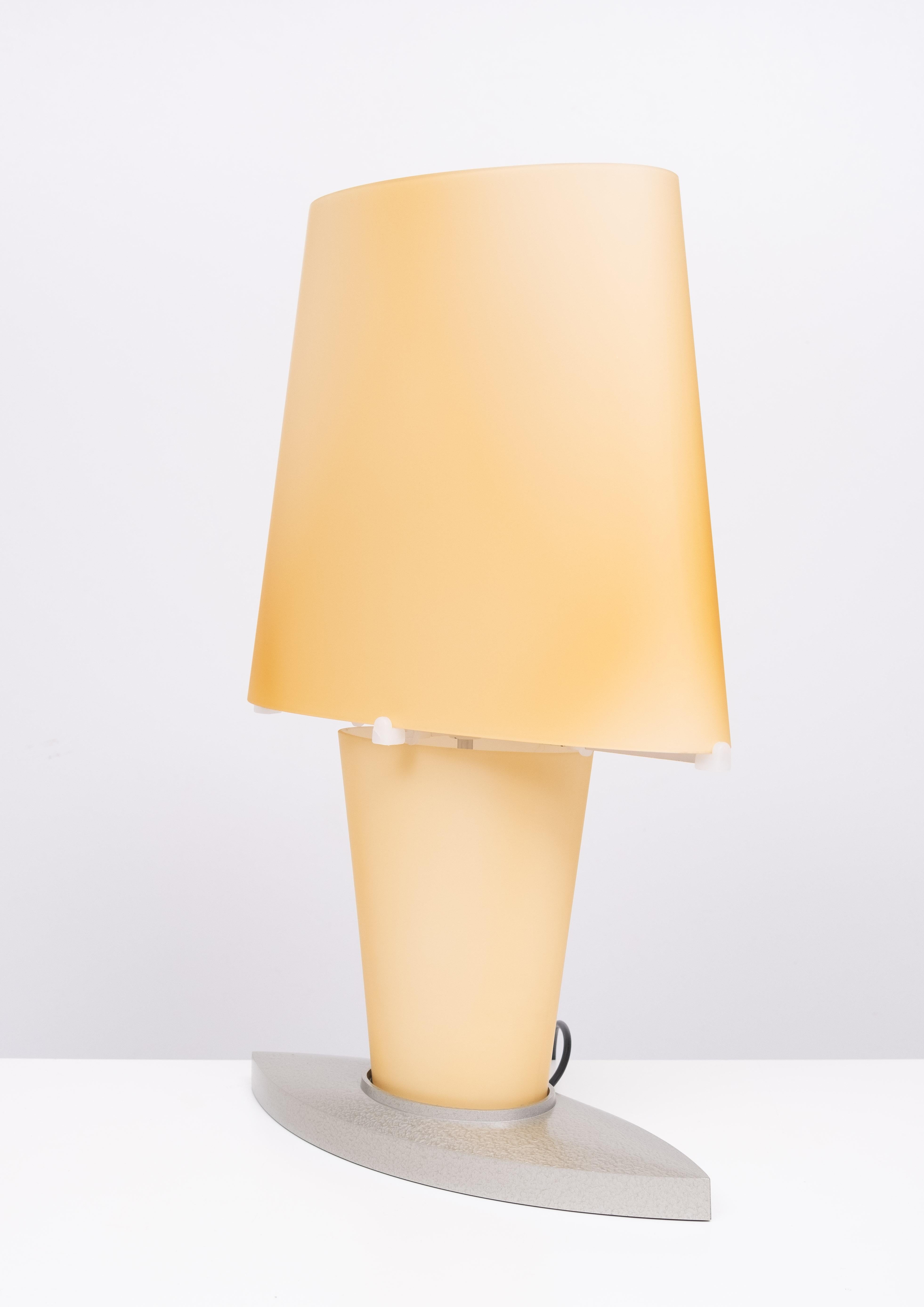 Glass Table Lamp by Daniela Puppa for Fontana Arte, 1990 Italy For Sale