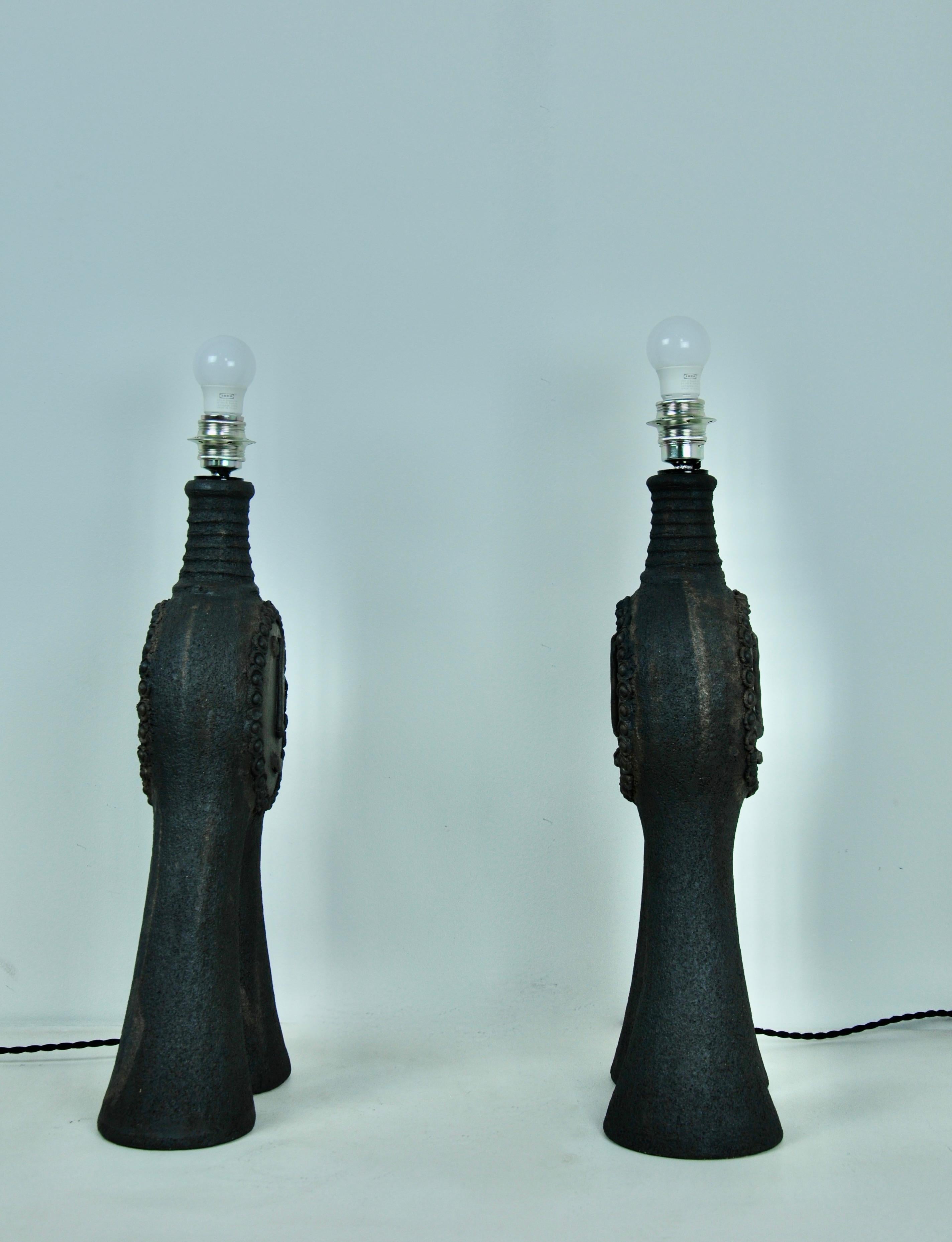 Ceramic Table Lamp by Dominique Pouchain