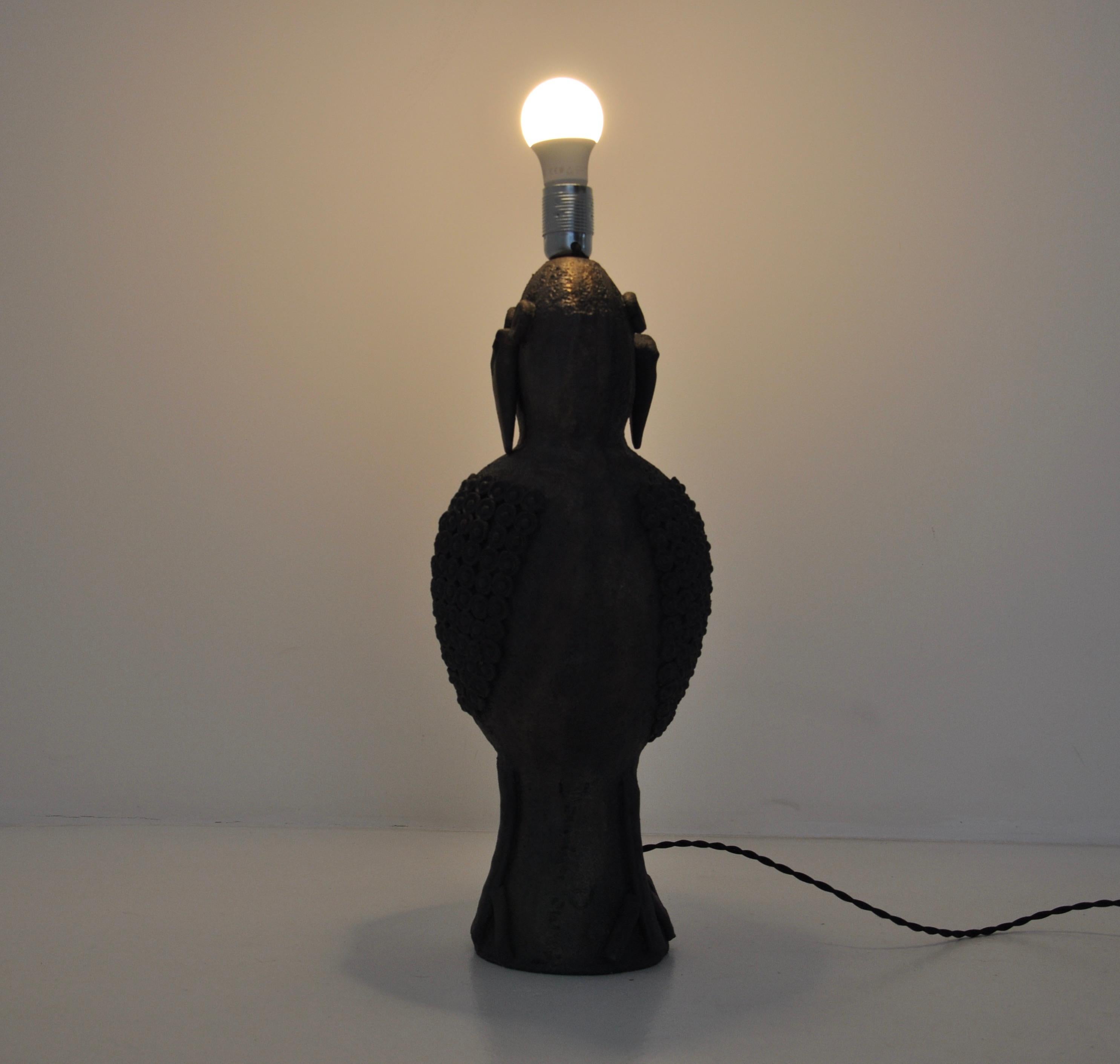 Ceramic Table Lamp by Dominique Pouchain For Sale