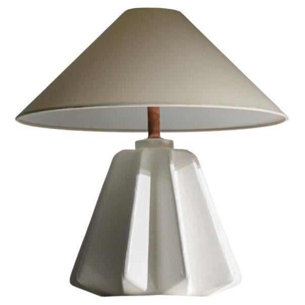 Lampada da tavolo di Donna per Danke Galerie Gesso bianco - DONNA