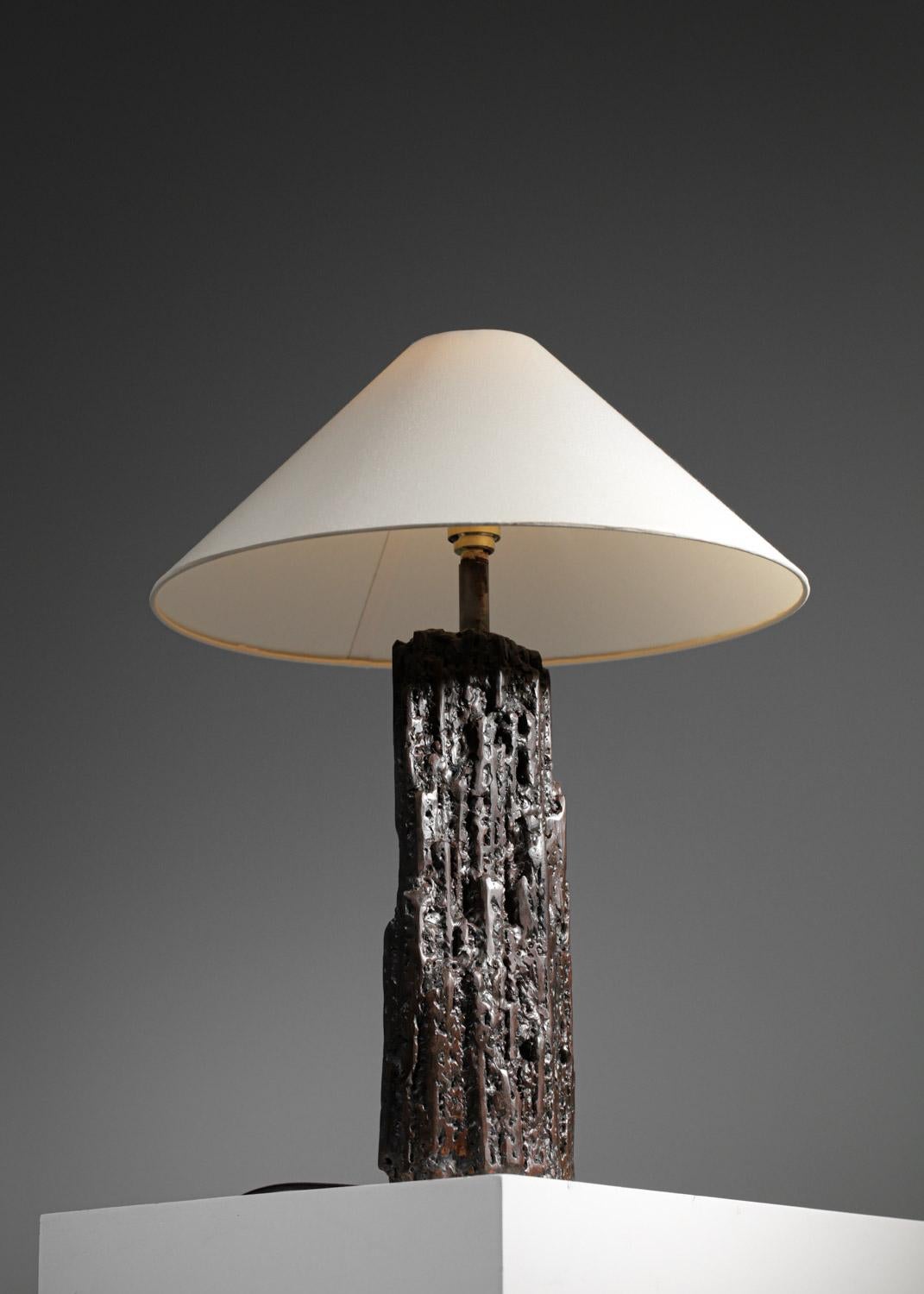Table lamp by Donna for Danke Galerie with patinated metal base DONNA For Sale 3