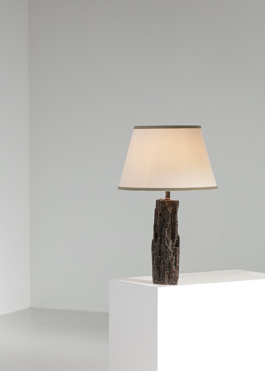 Table lamp by Donna for Danke Galerie with patinated metal base DONNA For Sale 6