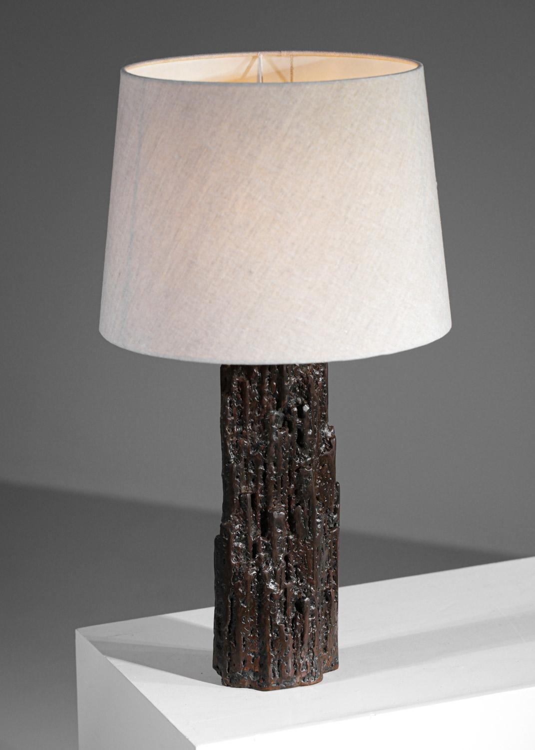Metal Table lamp by Donna for Danke Galerie with patinated metal base DONNA For Sale
