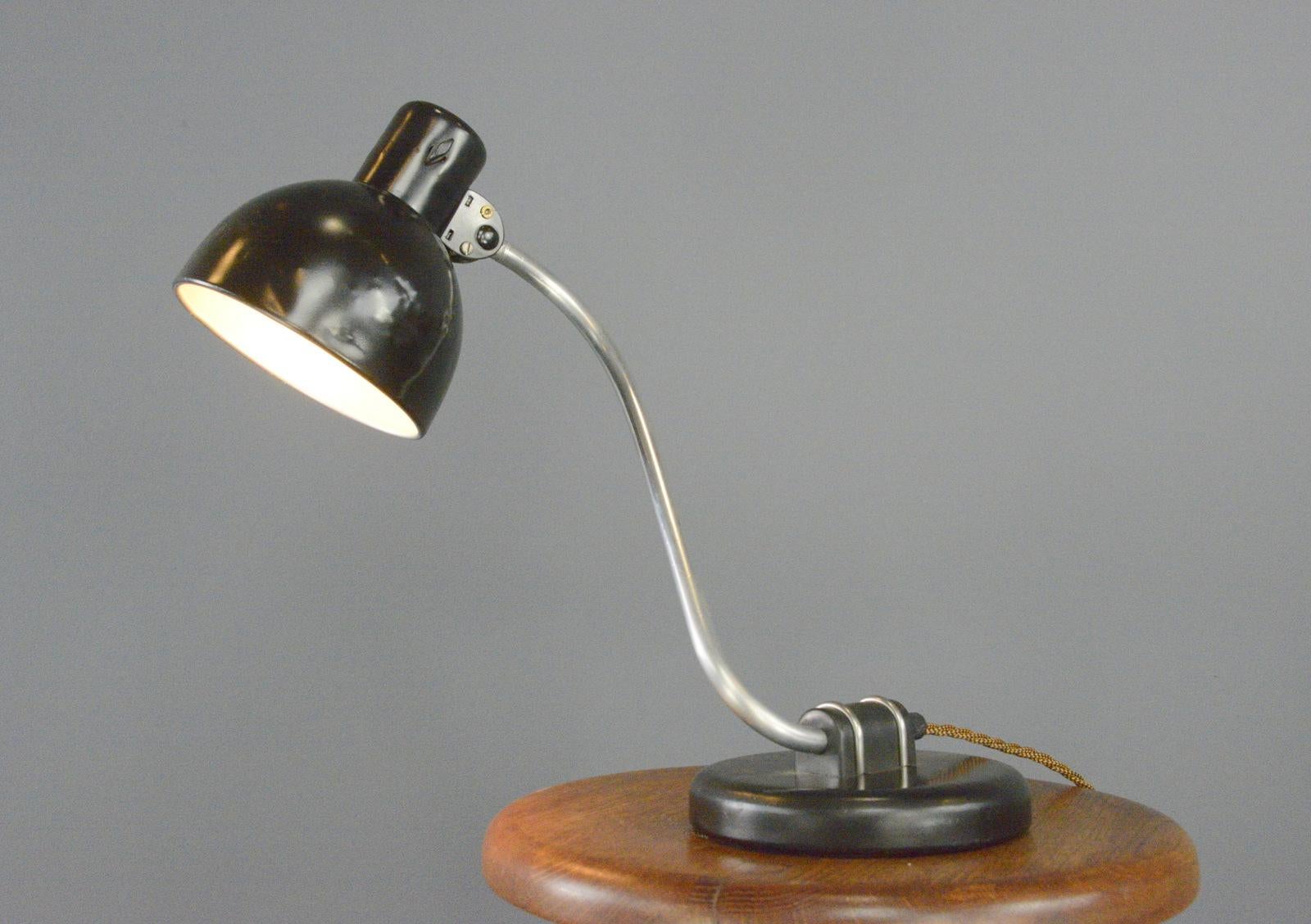Lampe de table par E. Kloepfel & Sohn Circa 1930s en vente 4