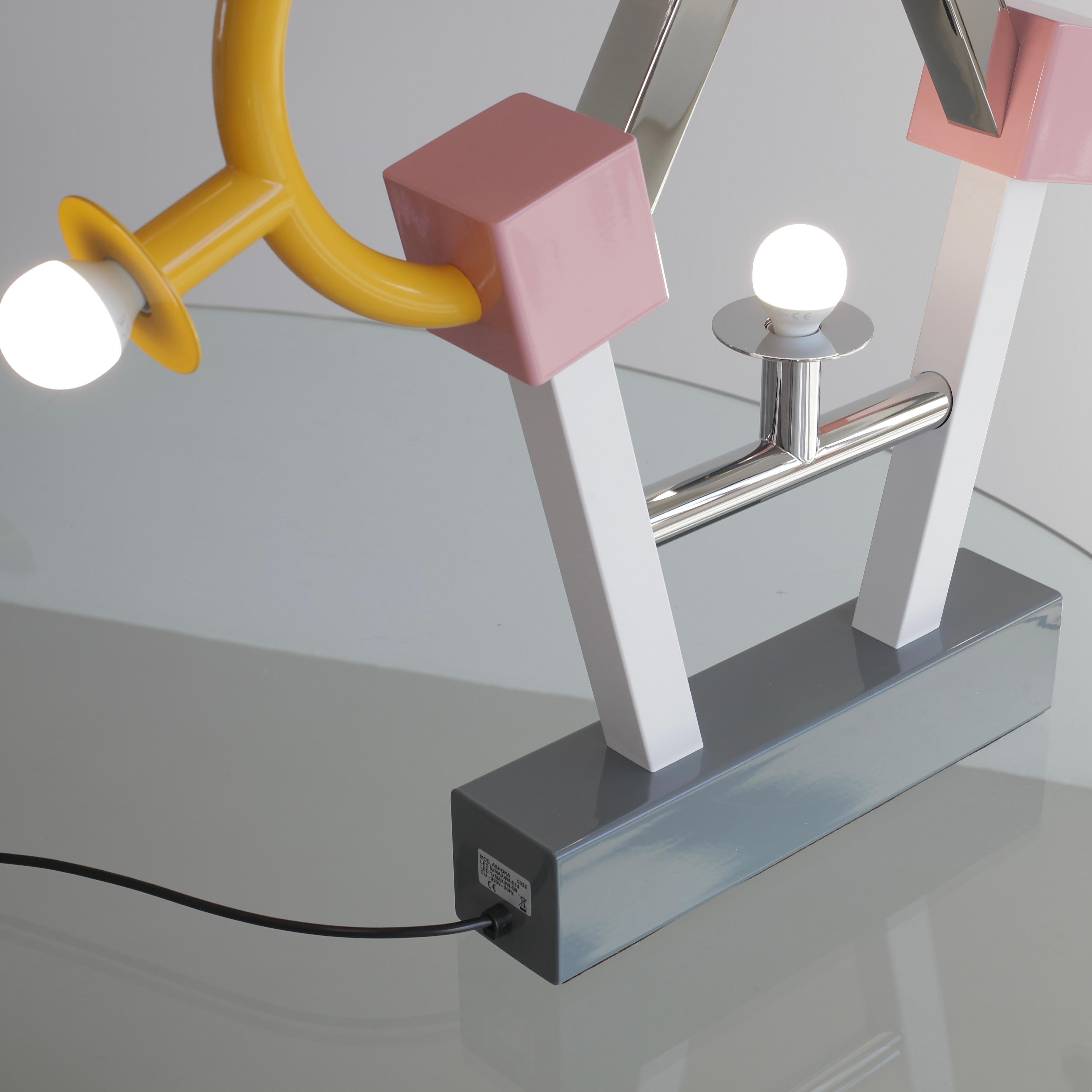 Lacquered Table Lamp by Ettore Sottsass