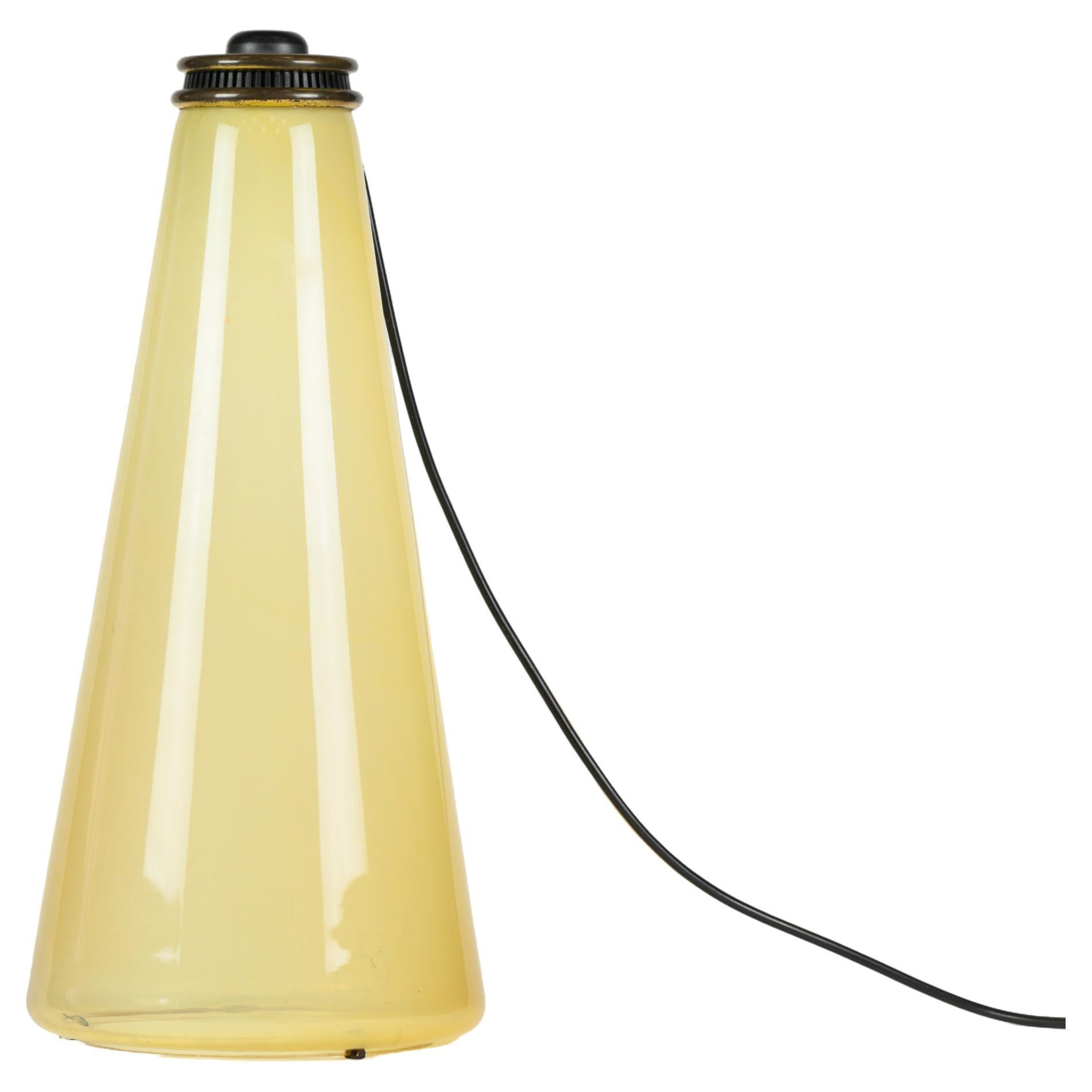 Table lamp by Ezio Didone for Arteluce circa 1970 in Murano glass For Sale