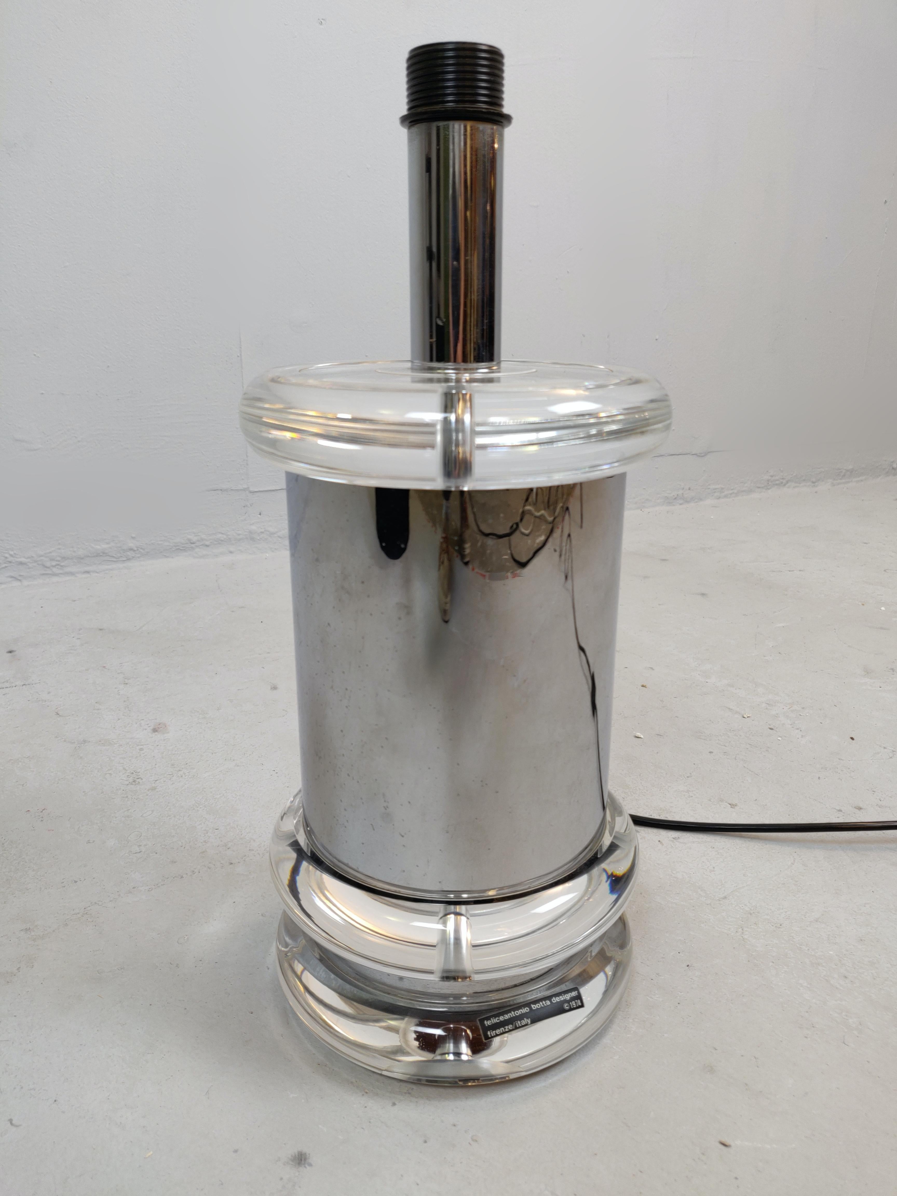Table Lamp by Felice Antonio Botta, 1974 Firenze, Italy In Good Condition For Sale In Brussels, BE