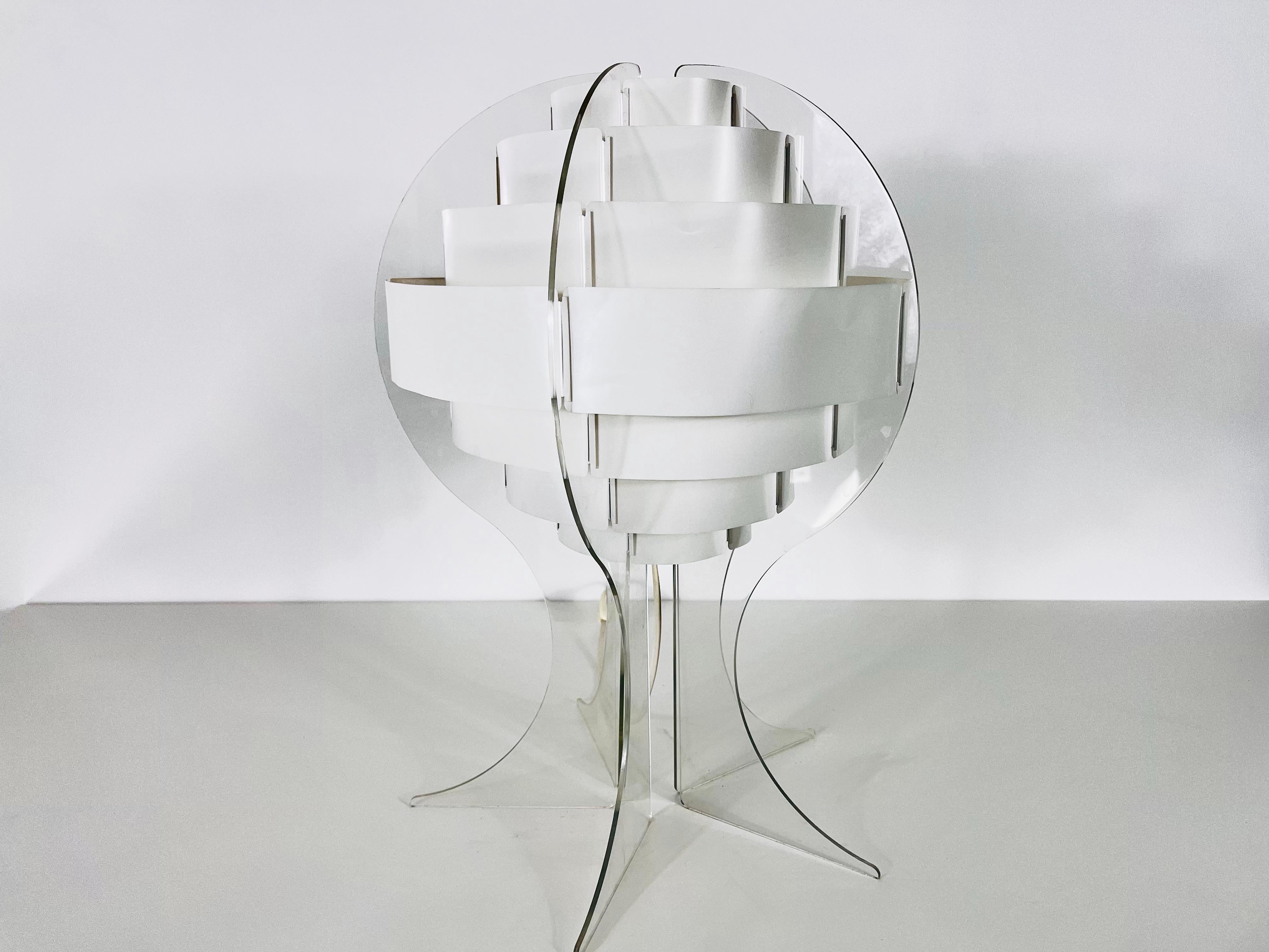 Mid-Century Modern Table Lamp by Flemming Brylle & Preben Jacobsen, Denmark, 1960s For Sale