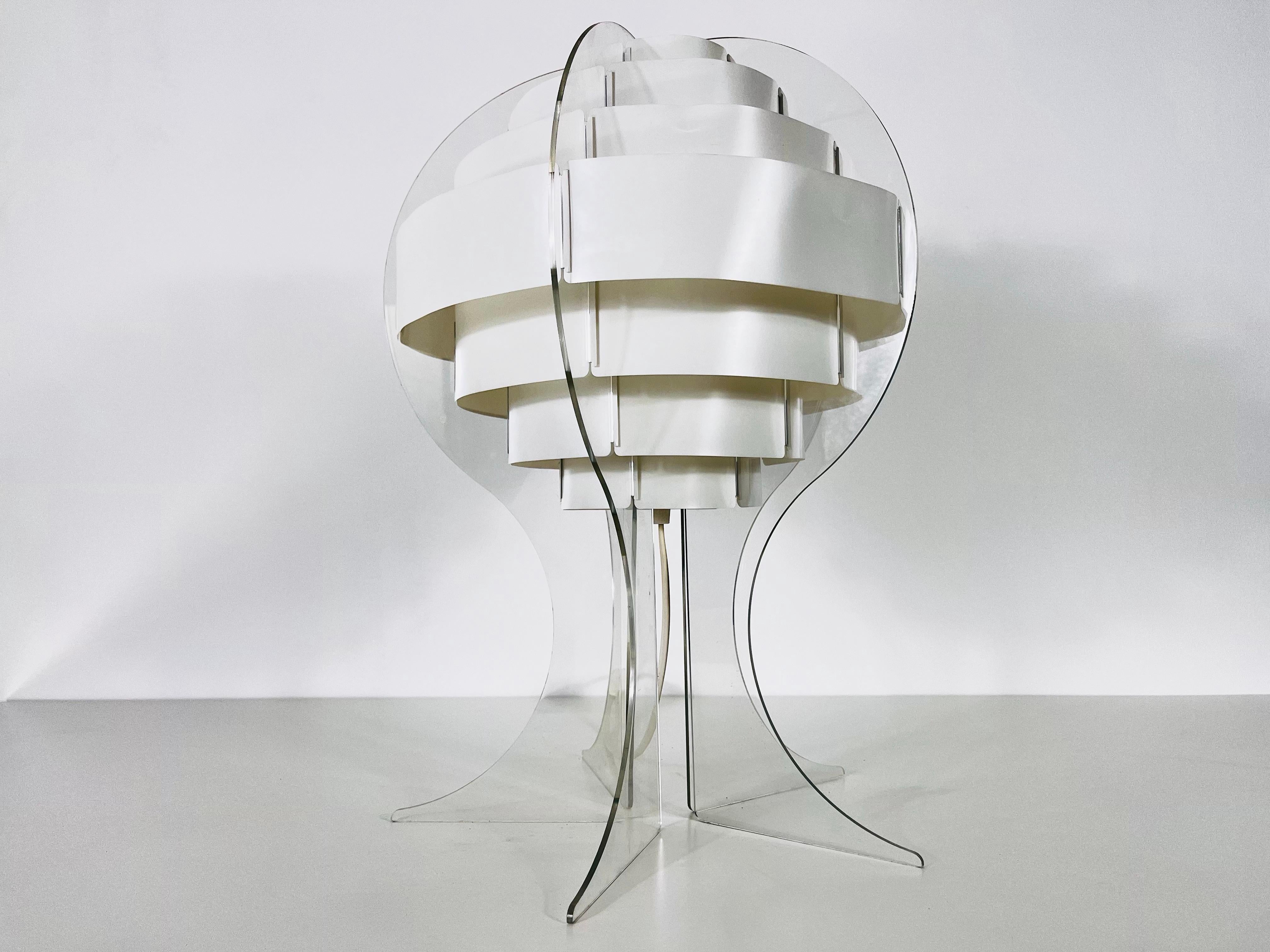 Table Lamp by Flemming Brylle & Preben Jacobsen, Denmark, 1960s In Good Condition For Sale In Hagenbach, DE