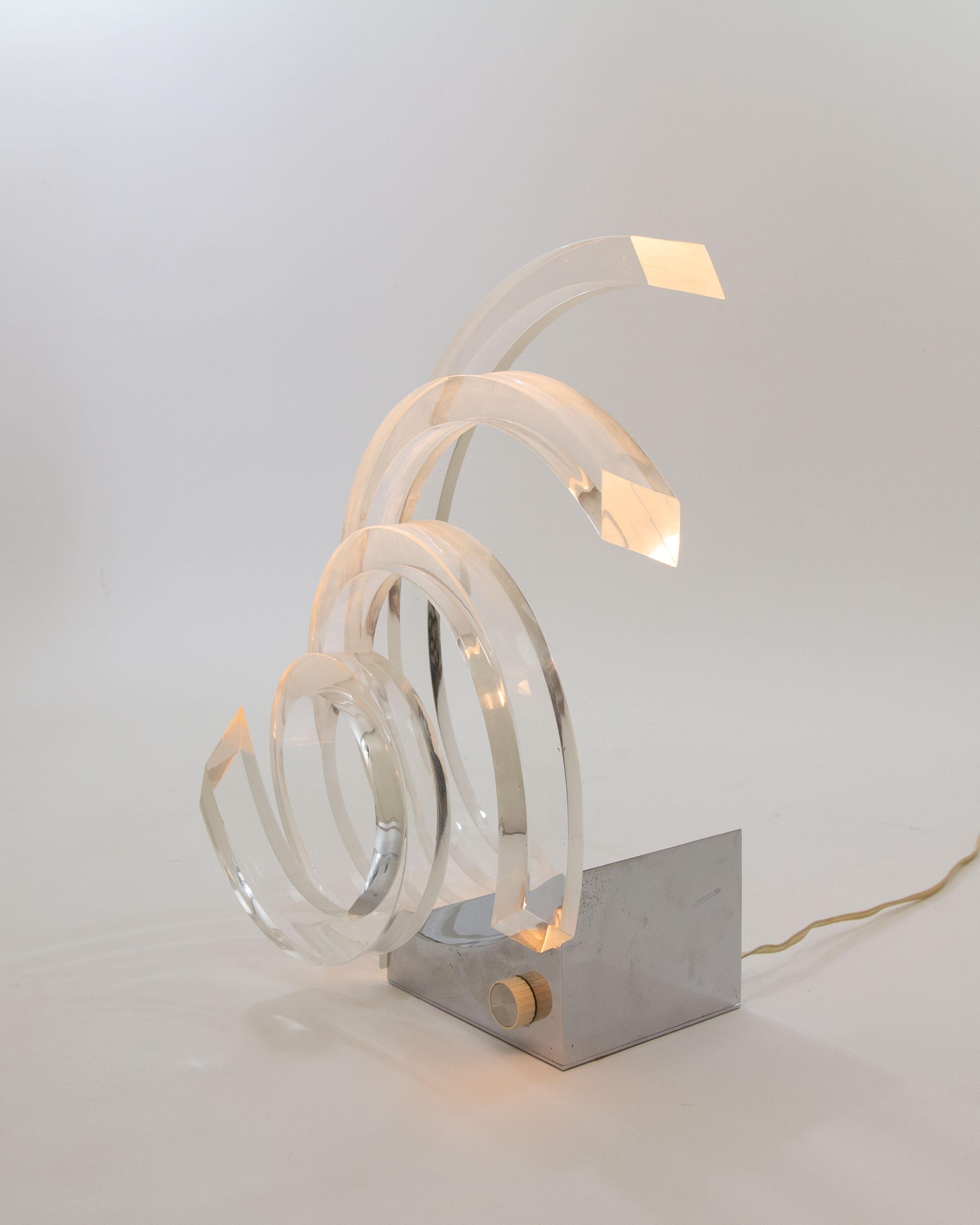 Table lamp by Gaetano Missaglia for Missaglia, 1970s 1