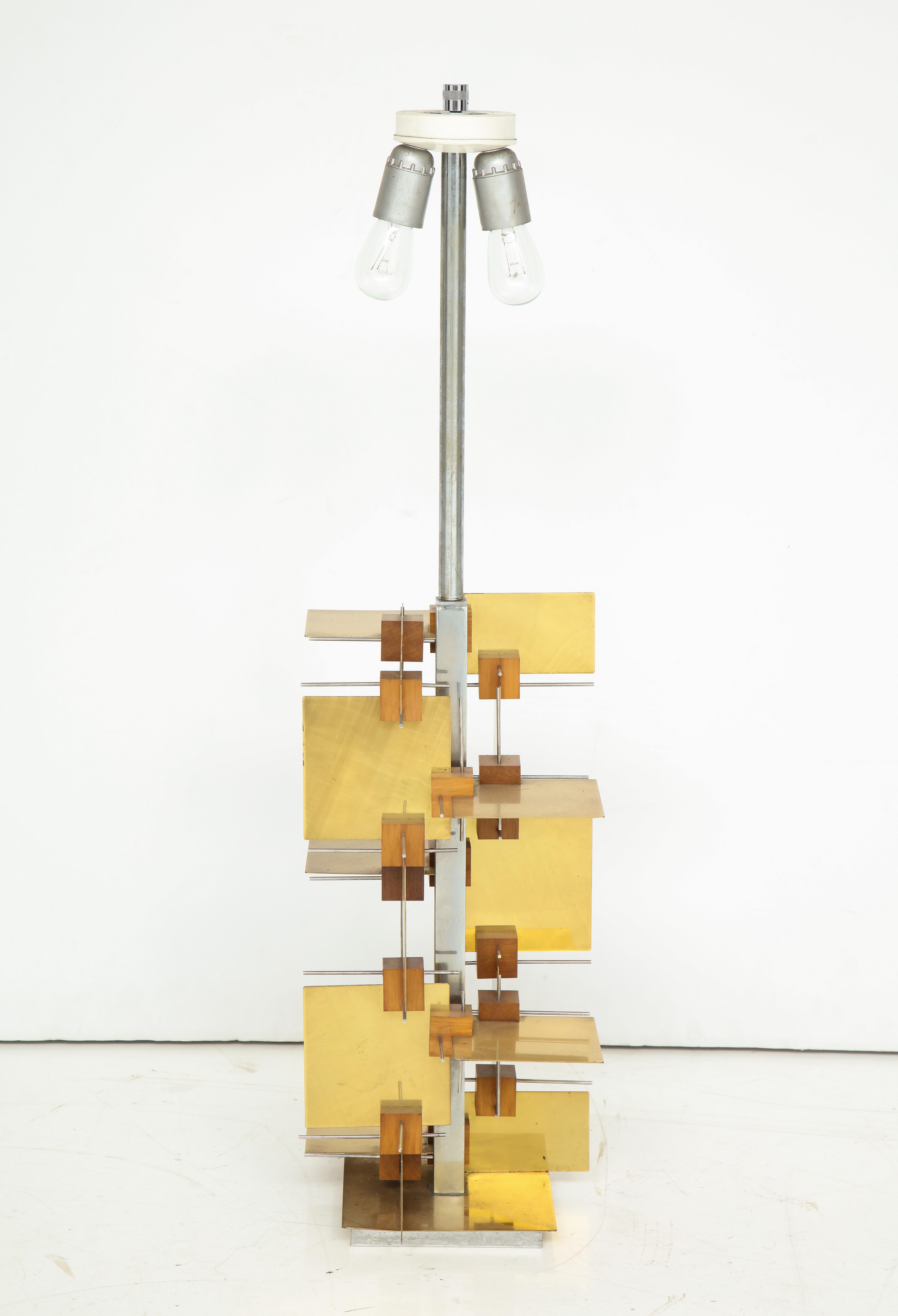 Italian Table Lamp by Gaetano Sciolari For Sale