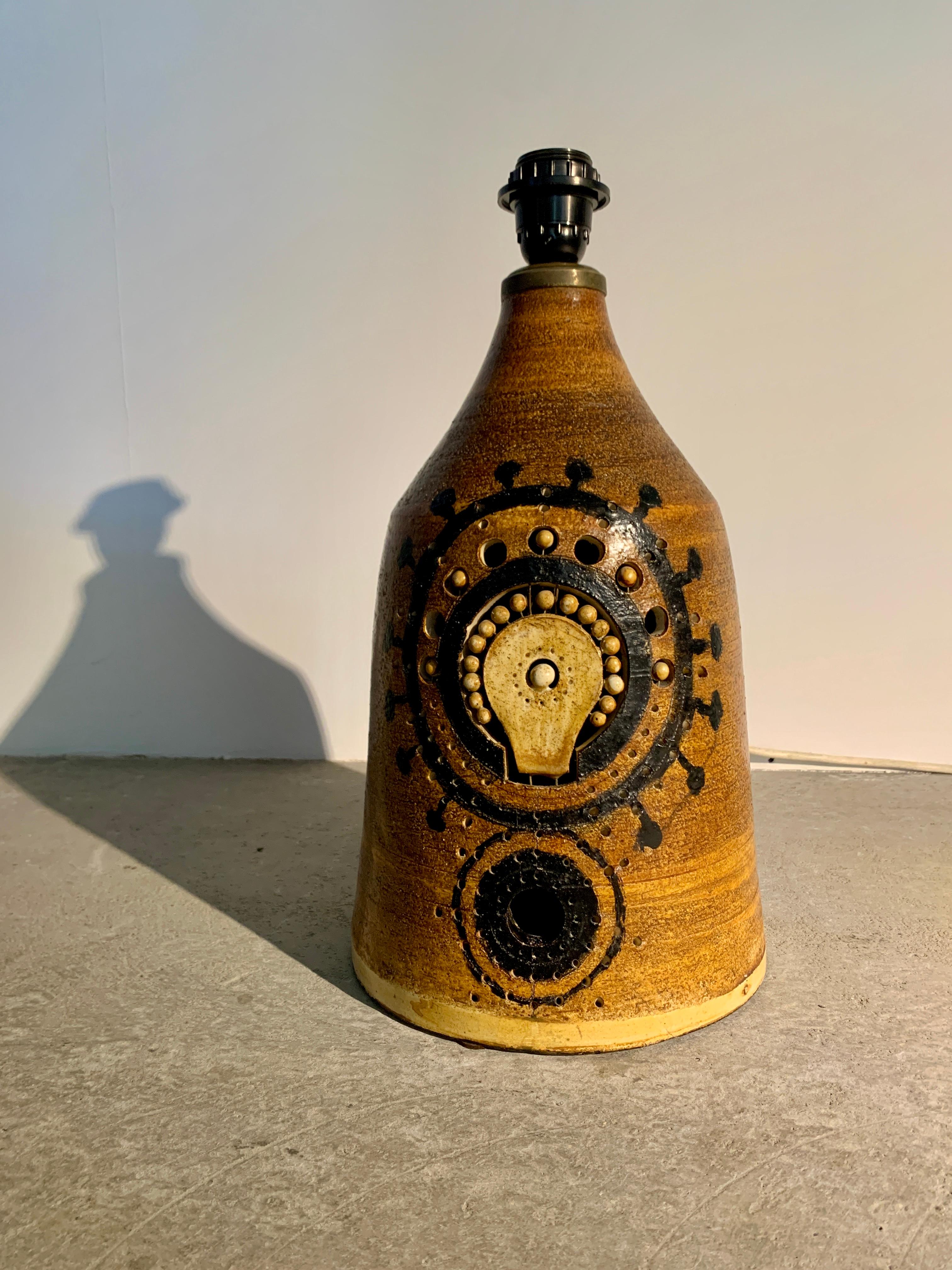 French Table lamp by Georges Pelletier, France, 1950s. For Sale