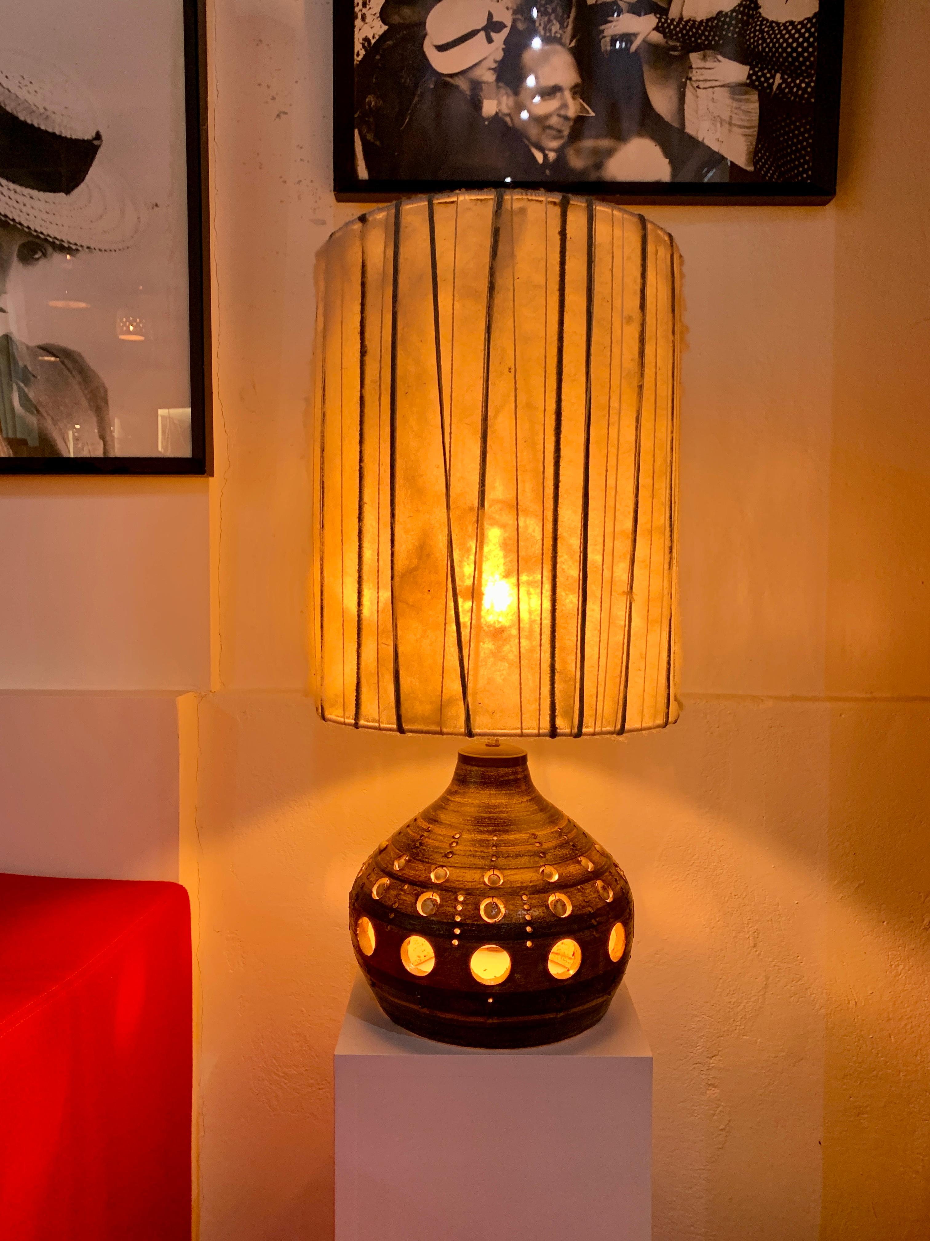 French Table lamp by Georges Pelletier, France, 1960s. For Sale
