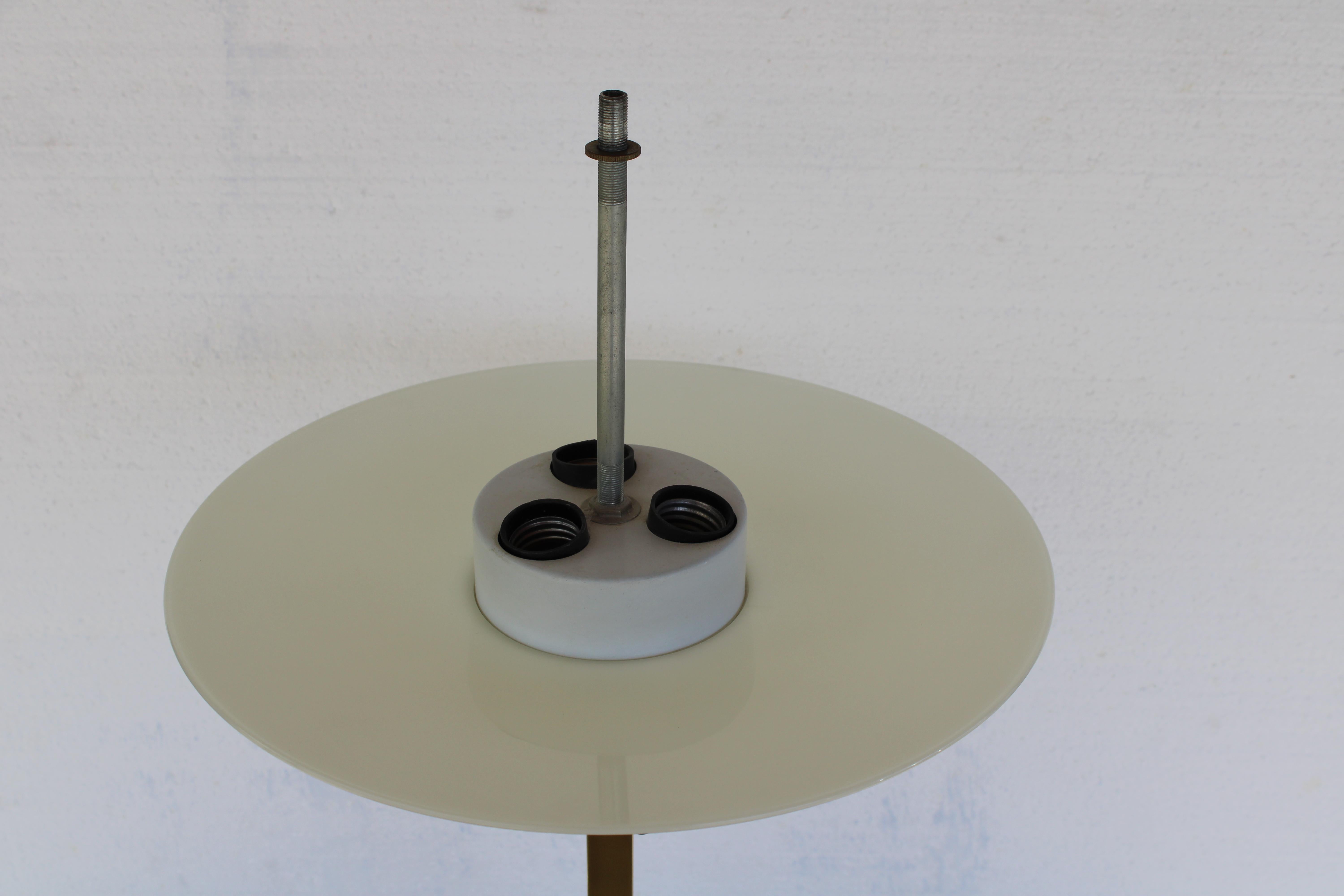 Metal Table Lamp by Gerald Thurston for Lightolier For Sale