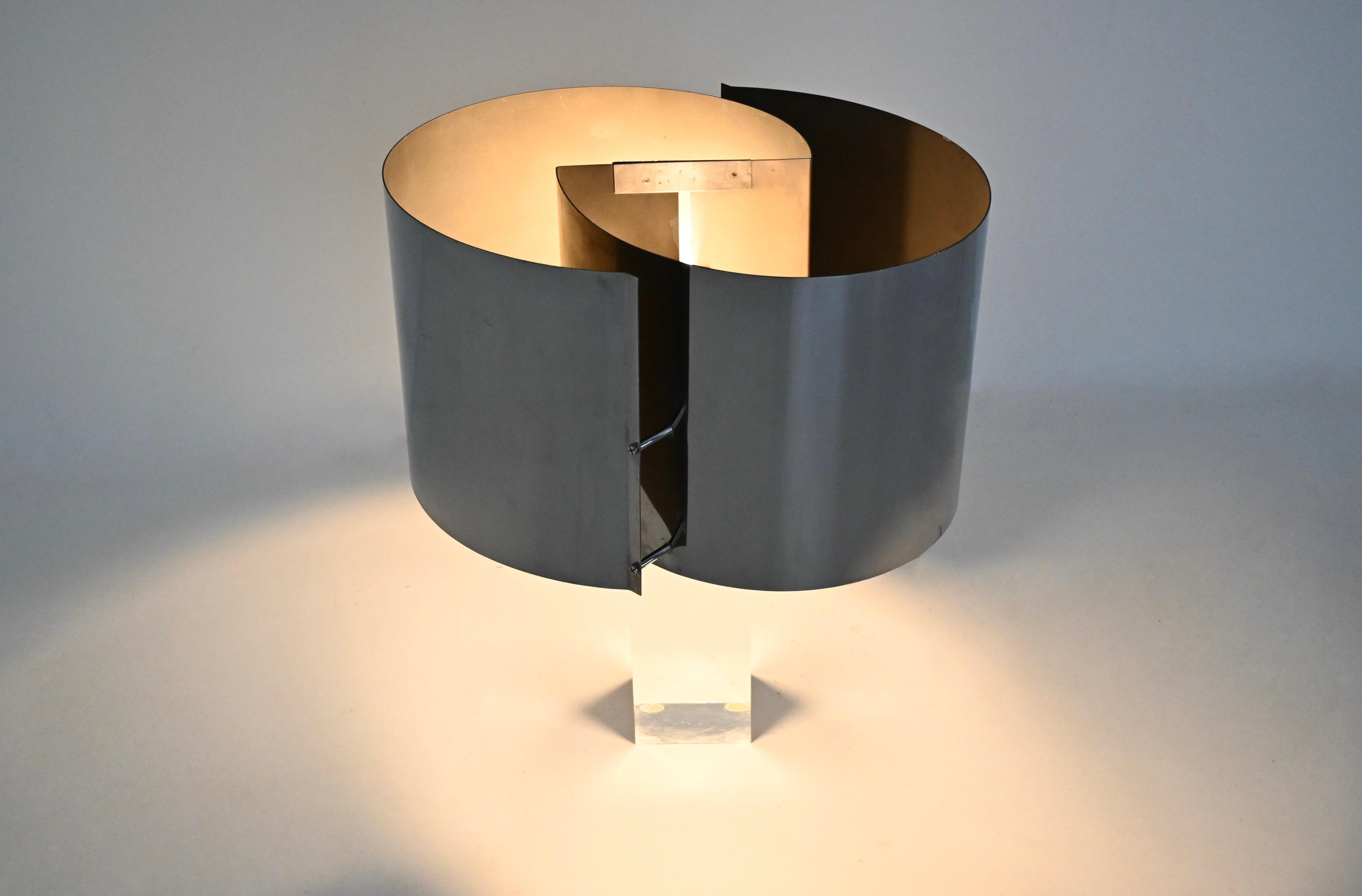 Table Lamp by Gianfranco Fini & Fabrizio Cocchia, 1970s In Good Condition In bruxelles, BE