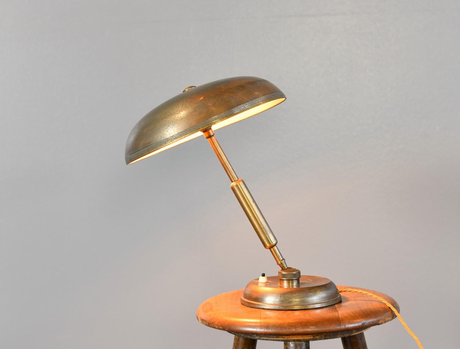 Bauhaus Table Lamp By Giovanni Michelucci For Lariolux Circa 1940s For Sale