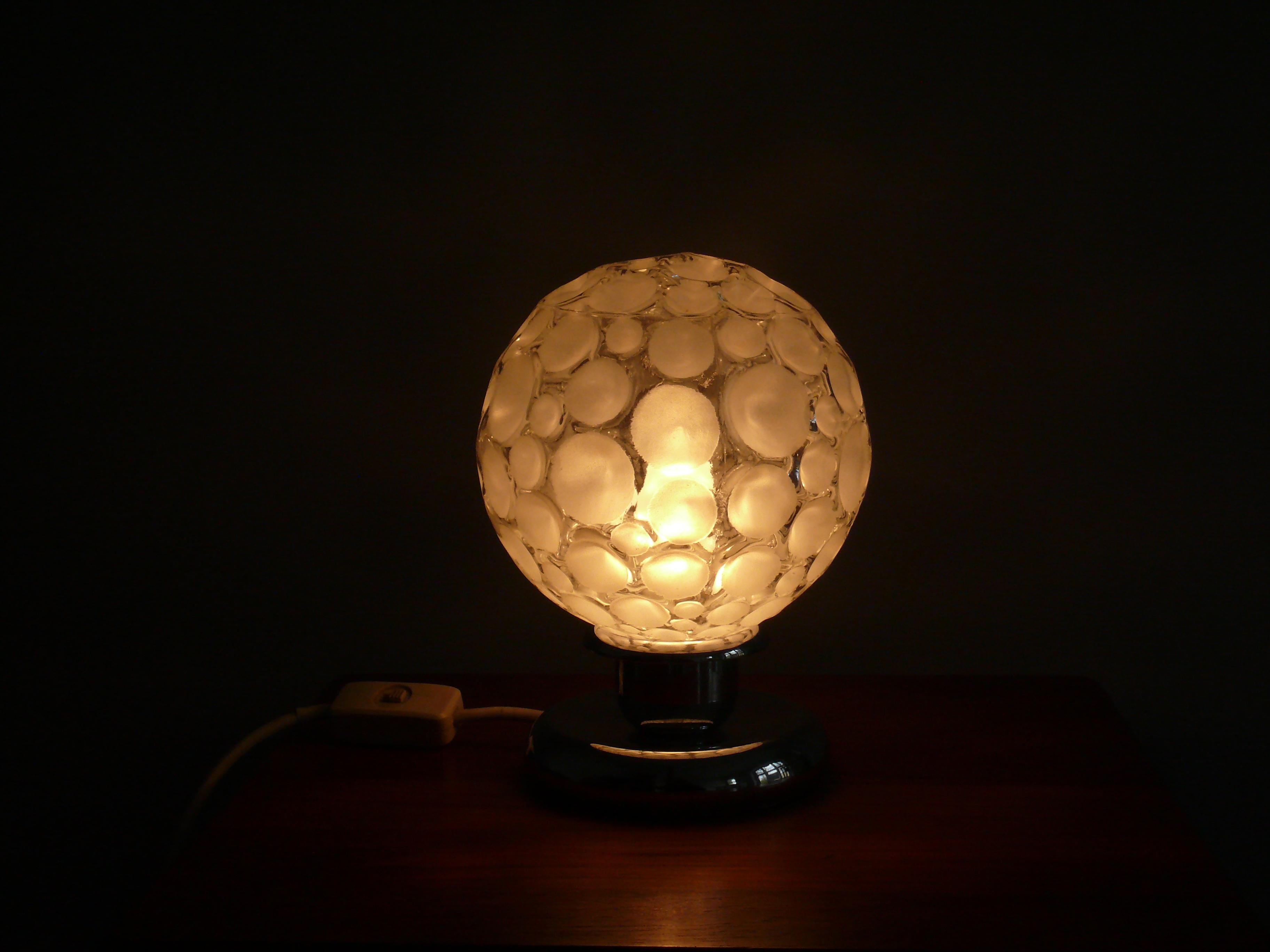 Mid-Century Modern Table Lamp by Graewe in Germany,  Space Age, 1970s For Sale