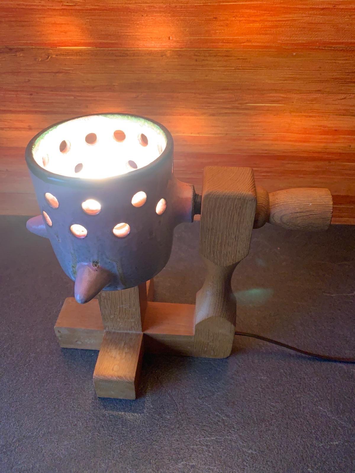 Table lamp by Guillerme et chambron In Good Condition For Sale In Saint-Ouen, FR