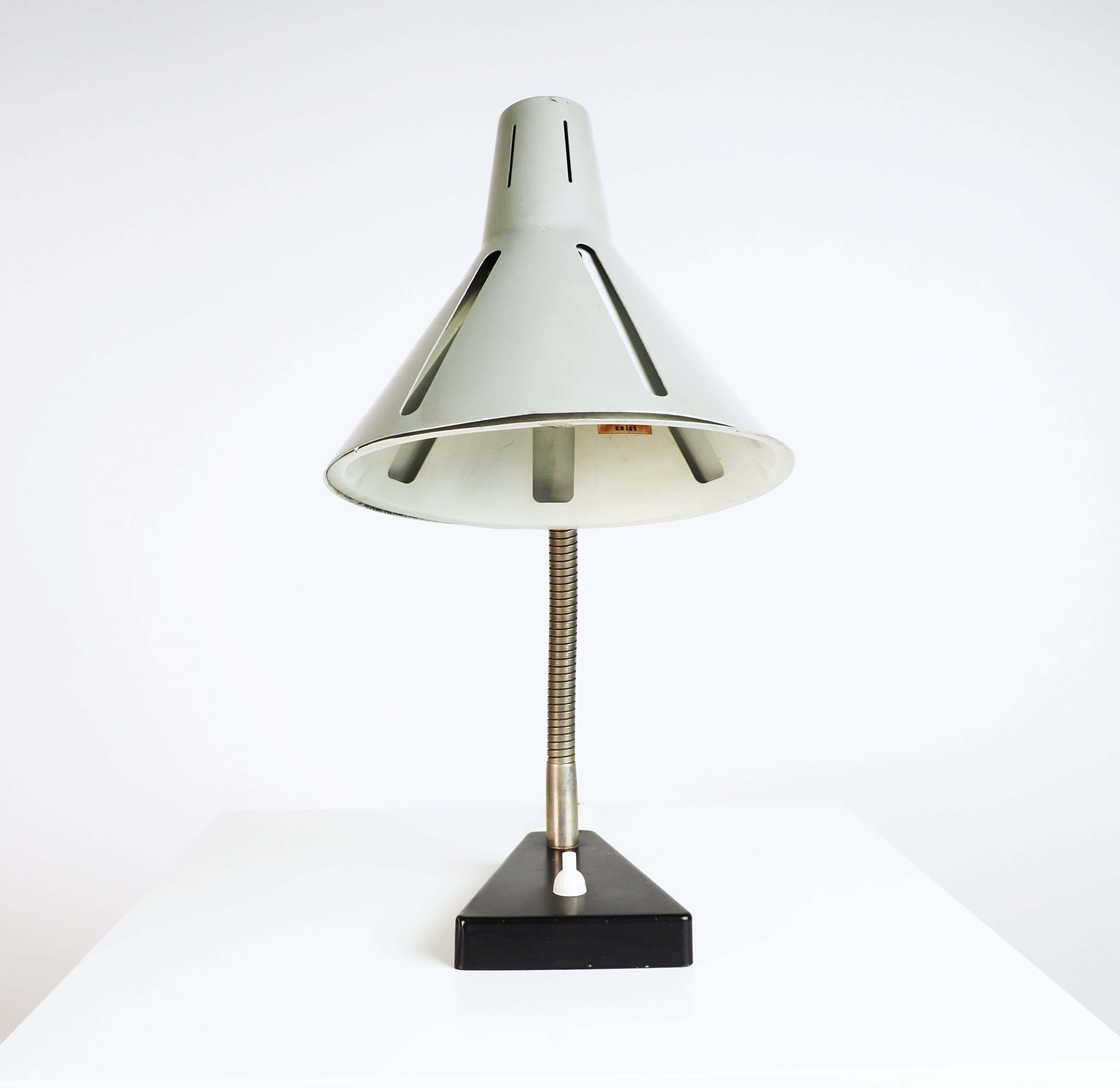 Table lamp by H. Busquet from Hala Zeist, Netherlands. Made in the 1950s as part of a series of lamps called 