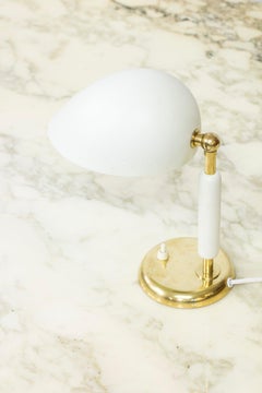 Table lamp by Harald Elof Notini for Böhlmarks, Sweden, 1940s
