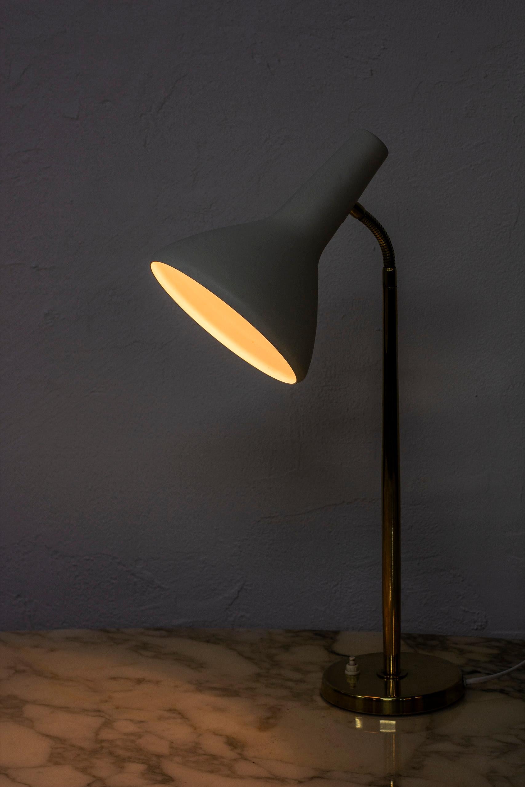 Table Lamp by Harald Elof Notini for Böhlmarks, Sweden, 1940s 1