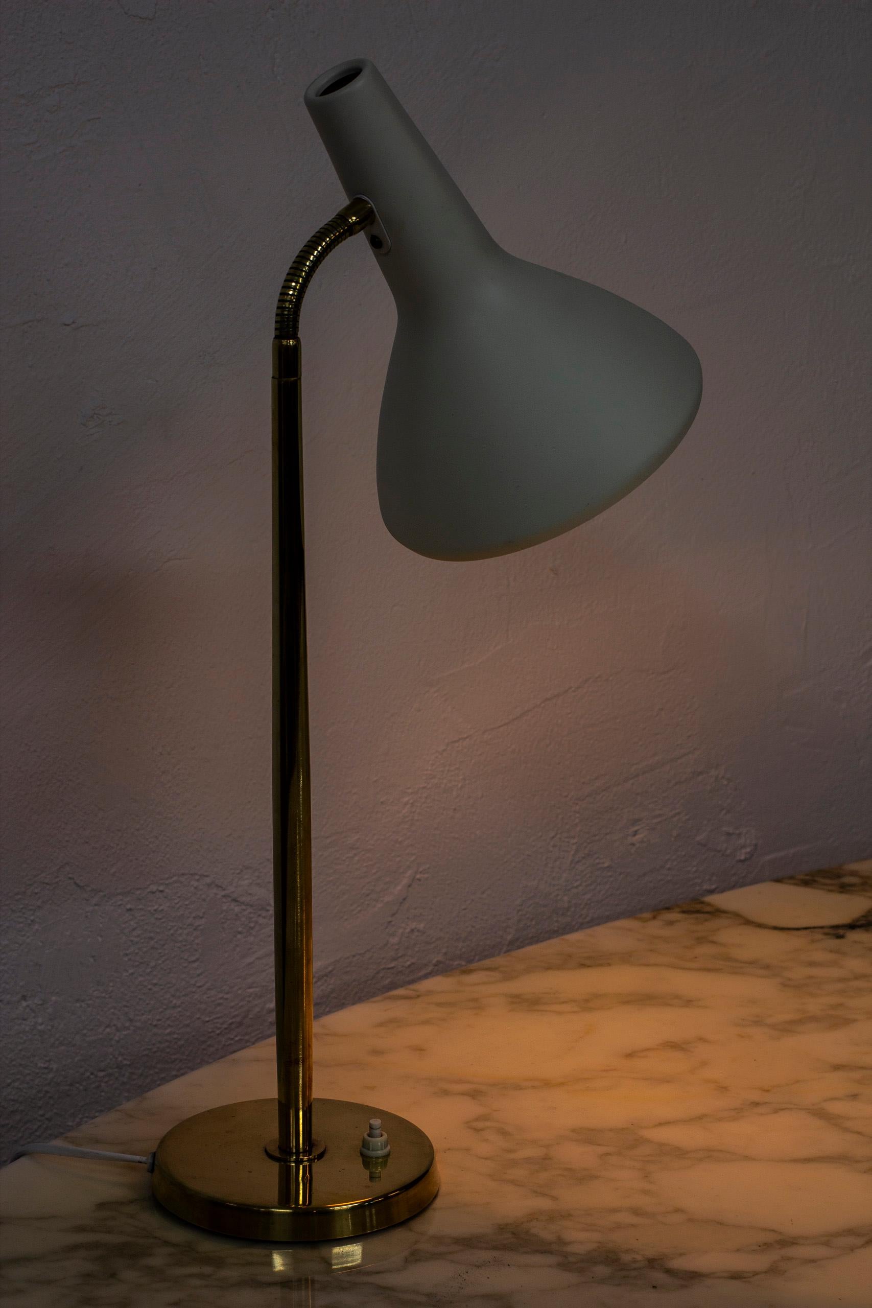 Table Lamp by Harald Elof Notini for Böhlmarks, Sweden, 1940s 2