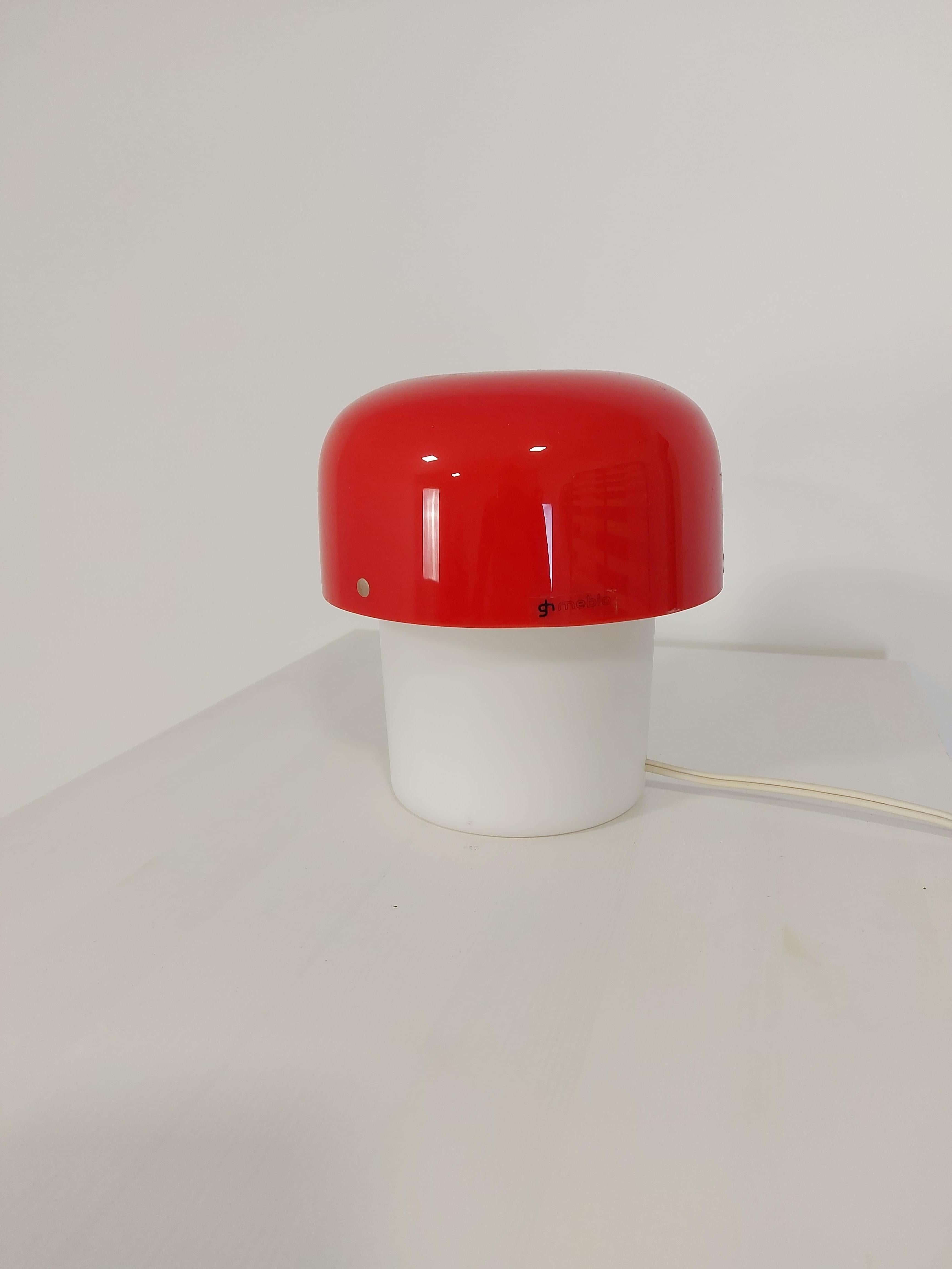 Mid-Century Modern Lampe de table Harvey Guzzini pour Meblo, 1970 en vente