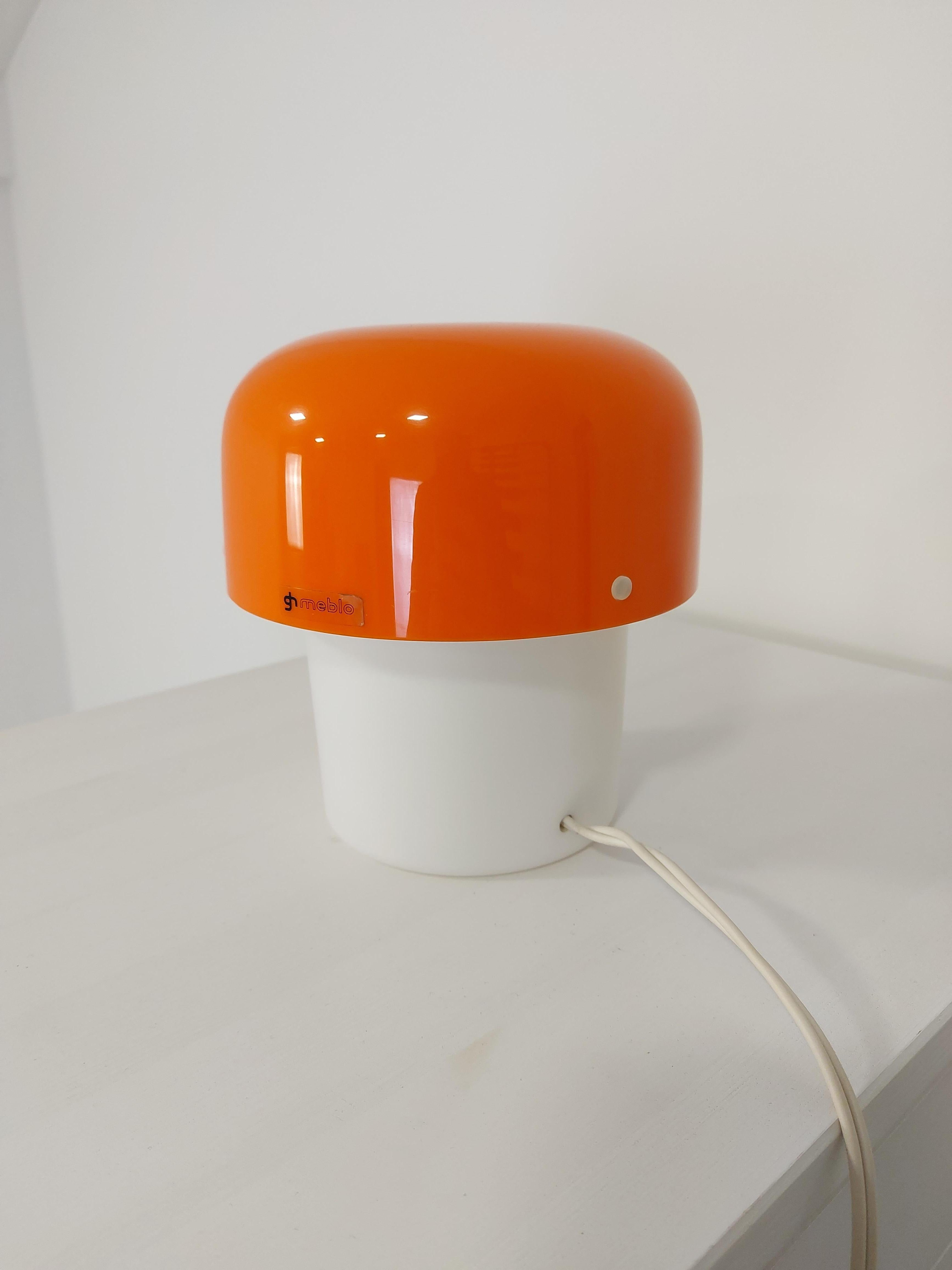 Slovenian Table Lamp by Harvey Guzzini for Meblo, 1970s For Sale